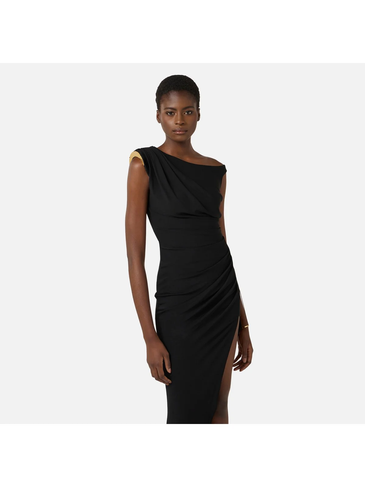 ELISABETTA FRANCHI Abito Donna  AB90661E2 110 Nero - Image 5