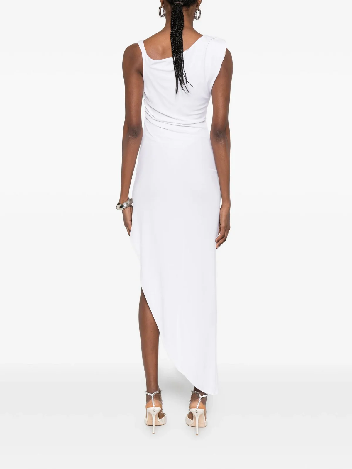 ELISABETTA FRANCHI Abito Donna  AB90661E2 360 Avorio - Image 4