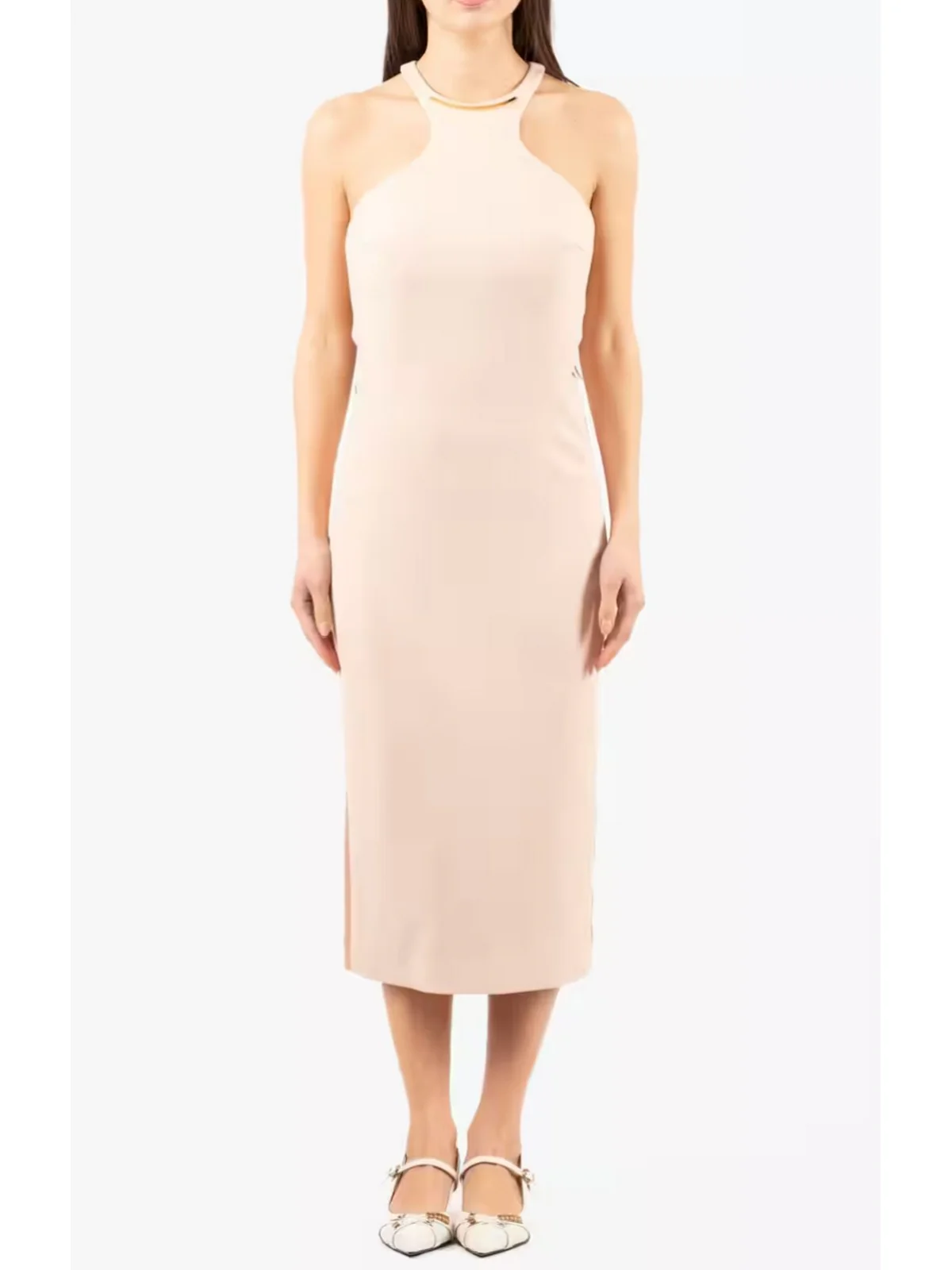ELISABETTA FRANCHI Abito Donna  AB91761E2 EA1 NUDE - Image 2