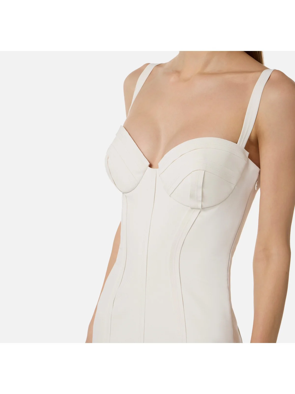 ELISABETTA FRANCHI Abito Donna  AB91861E2 360 Avorio - Image 4