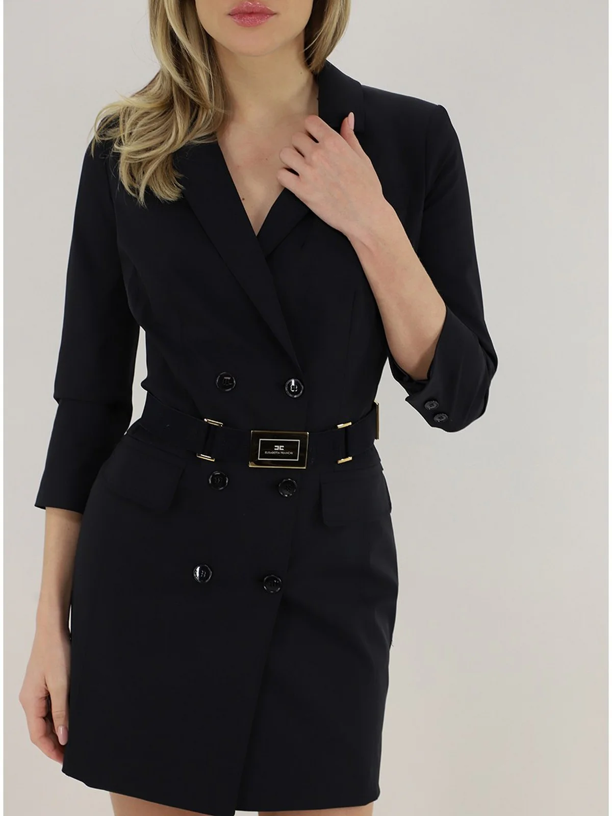 ELISABETTA FRANCHI Abito Donna  AB91961E2 110 Nero - Image 3