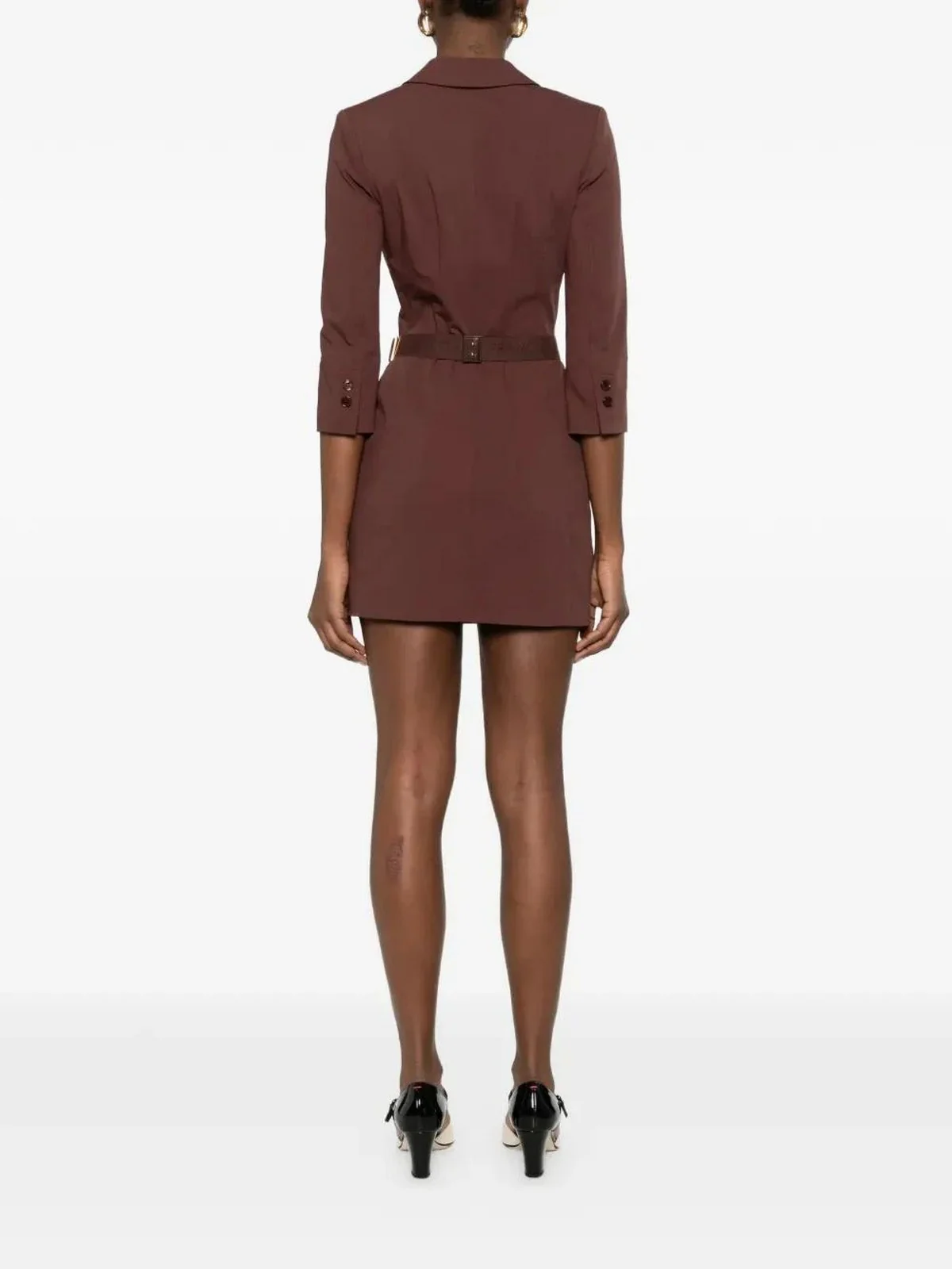 ELISABETTA FRANCHI Abito Donna  AB91961E2 644 CACAO - Image 2