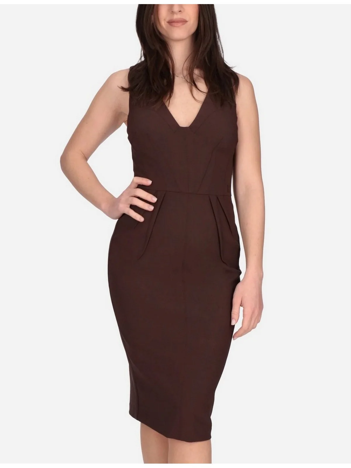 ELISABETTA FRANCHI Abito Donna  AB94162E2 644 CACAO - Image 2