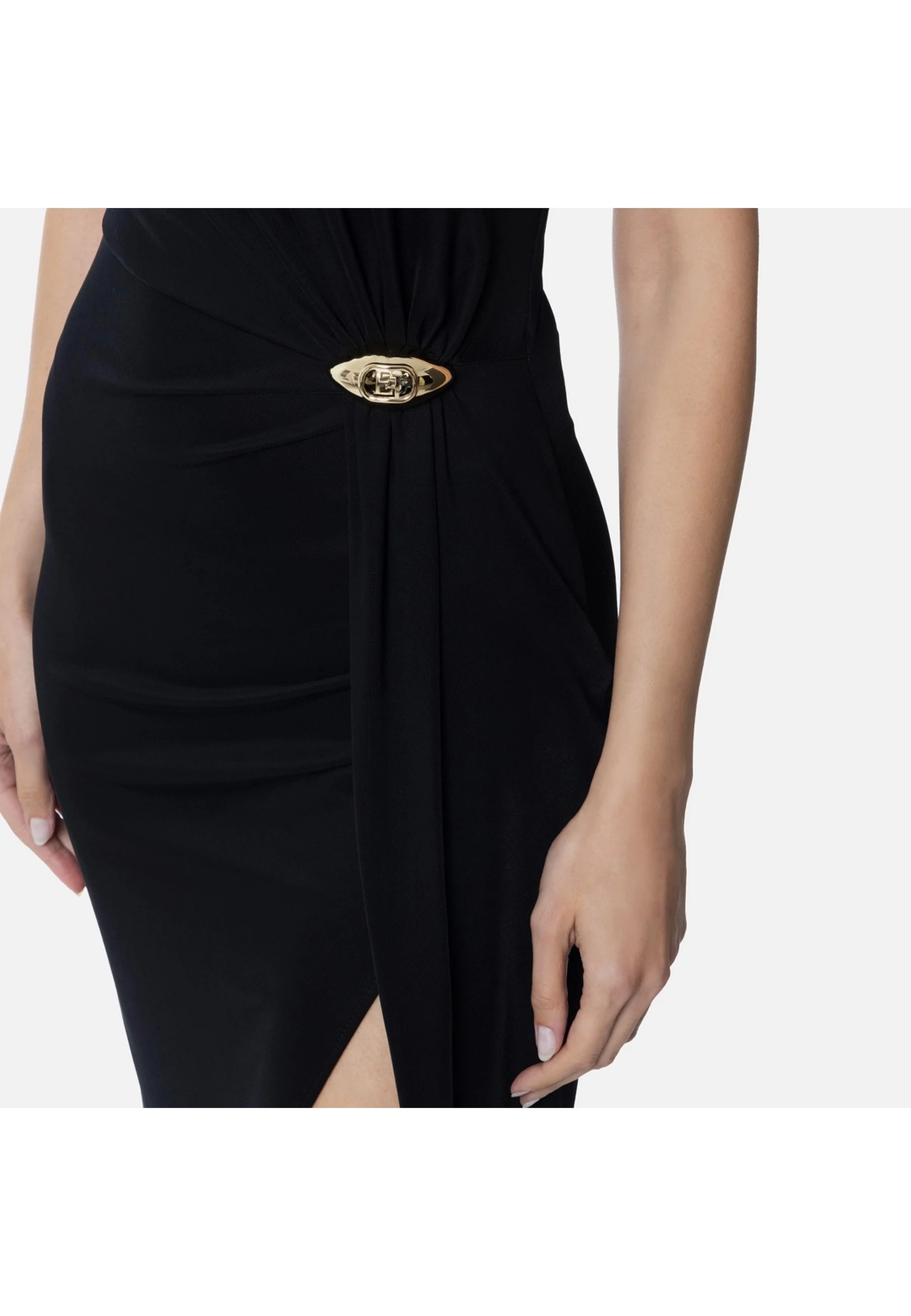 ELISABETTA FRANCHI Abito Donna  ABR0551E2-110 Nero - Image 2
