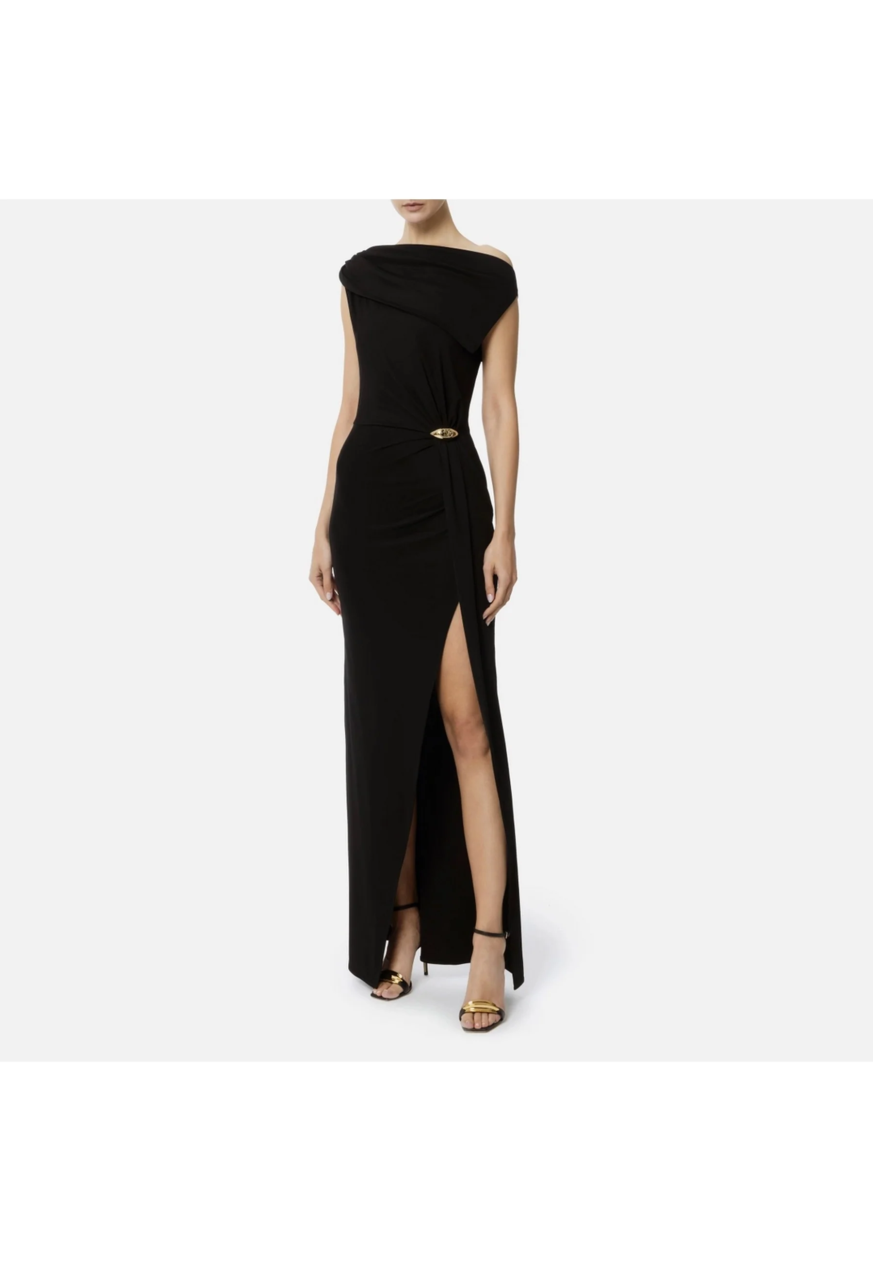 ELISABETTA FRANCHI Abito Donna  ABR0551E2-110 Nero - Image 4