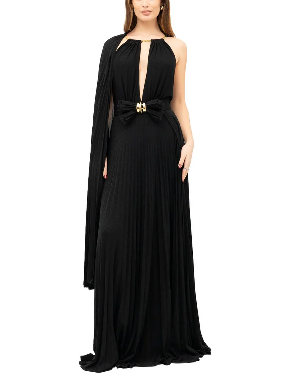ELISABETTA FRANCHI Abito Donna  ABR1351E2-110 Nero - Image 2