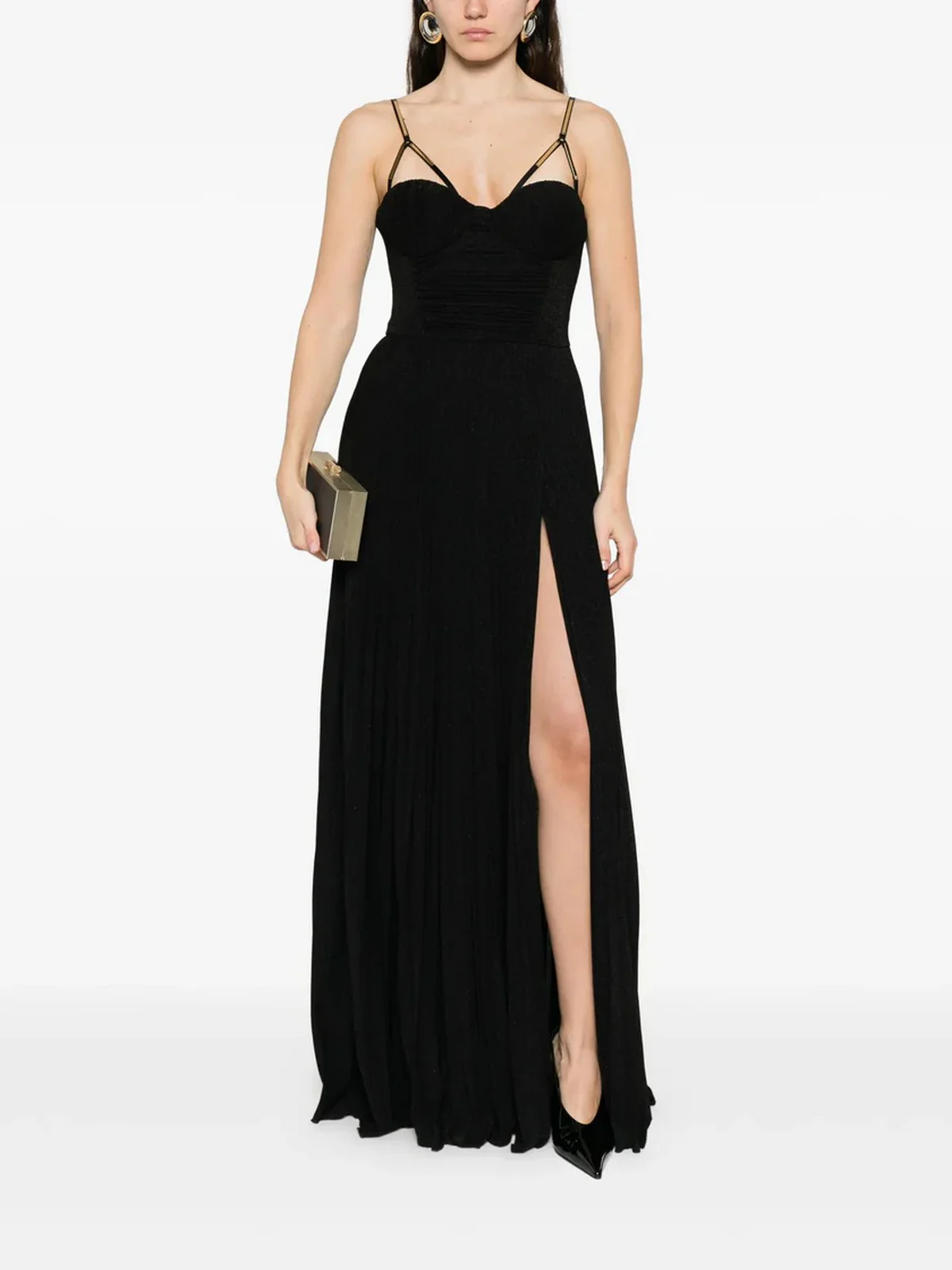 ELISABETTA FRANCHI Abito Donna  ABR1661E2 110 Nero - Image 2