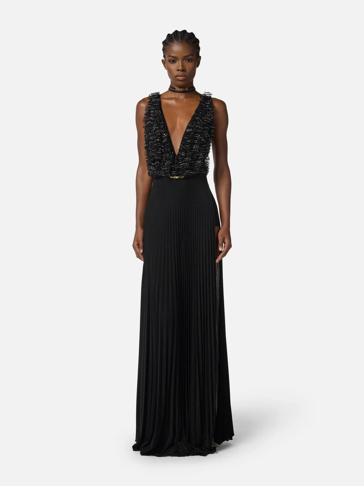 ELISABETTA FRANCHI Abito Donna  ABR1957E2 110 Nero - Image 2