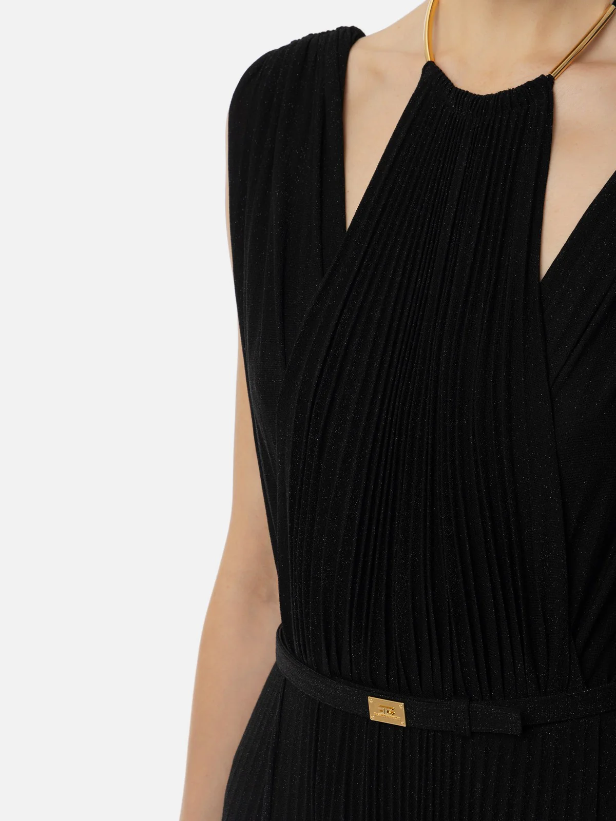 ELISABETTA FRANCHI Abito Donna  ABR2152E2-110 Nero - Image 3