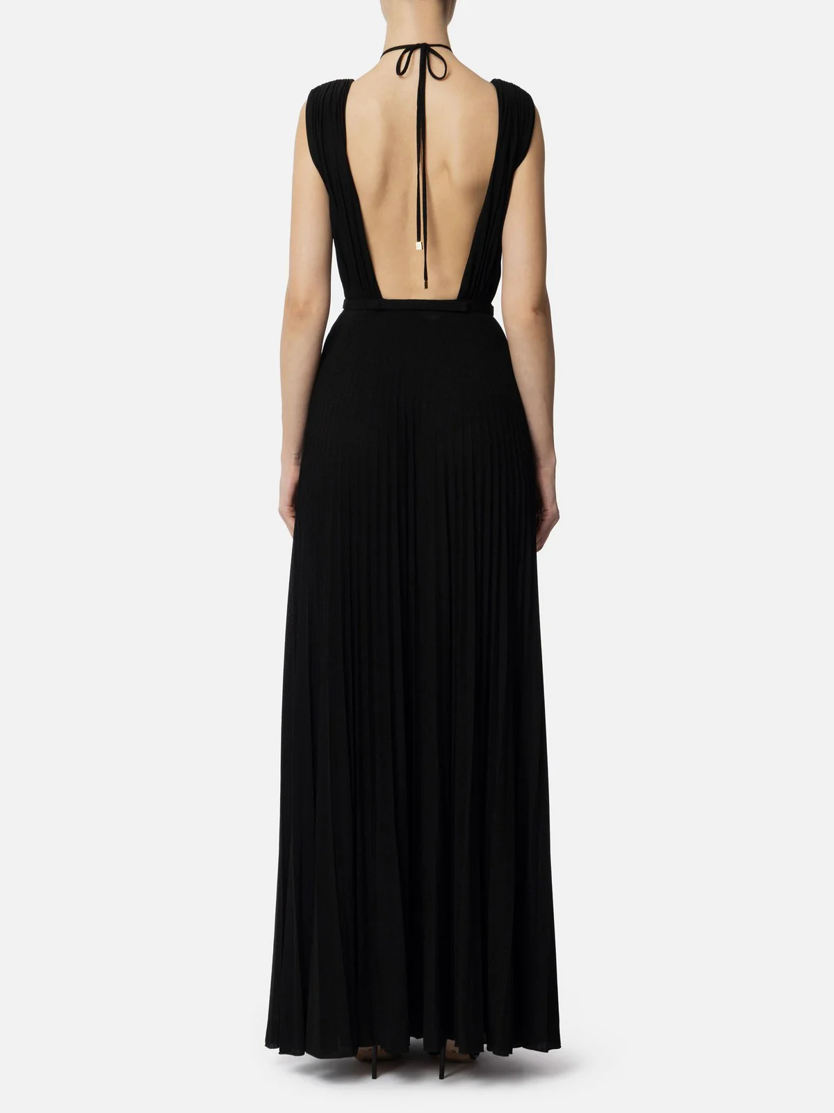 ELISABETTA FRANCHI Abito Donna  ABR2152E2-110 Nero - Image 4