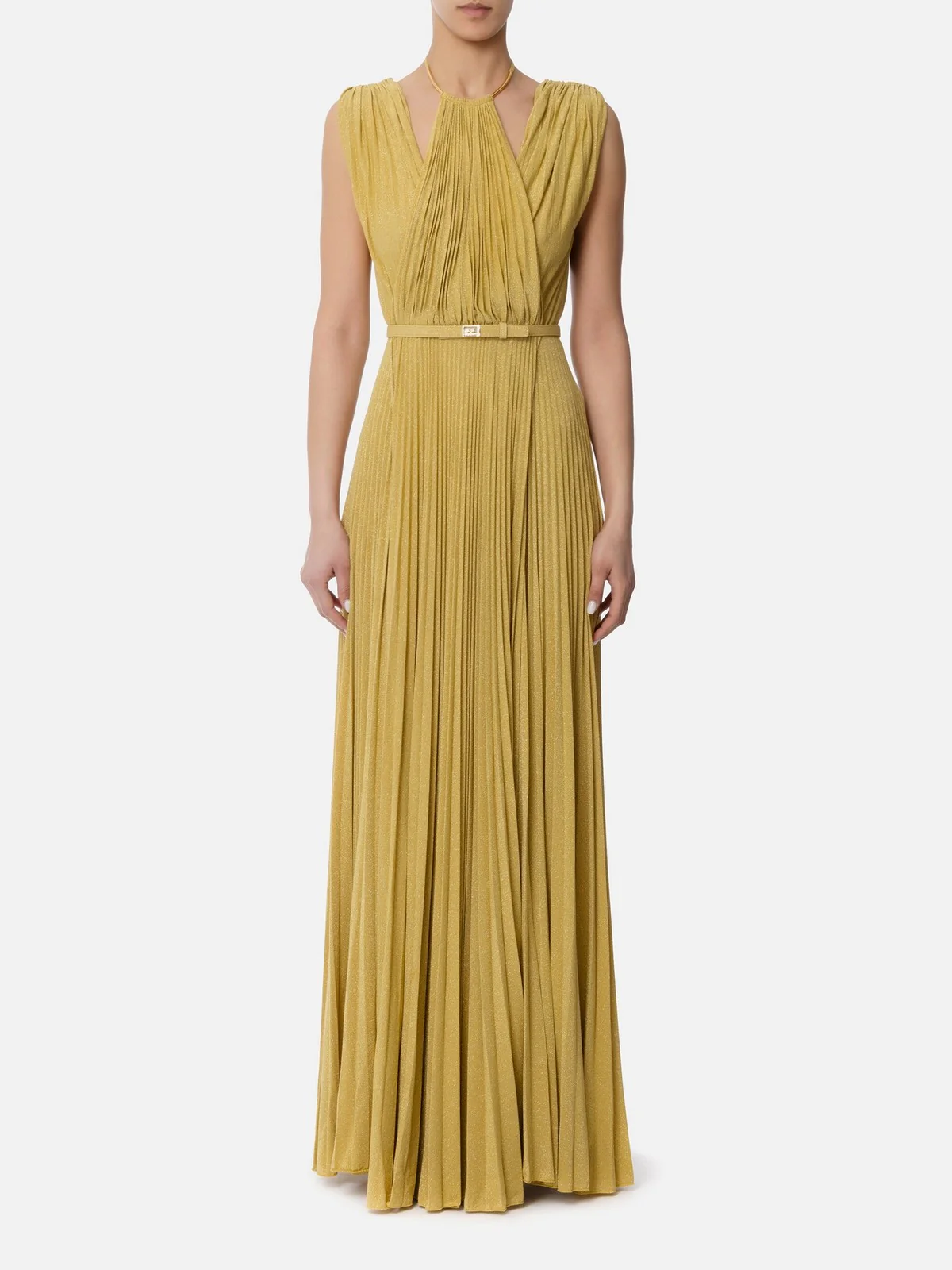 ELISABETTA FRANCHI Abito Donna  ABR2152E2-DC6 Giallo - Image 2