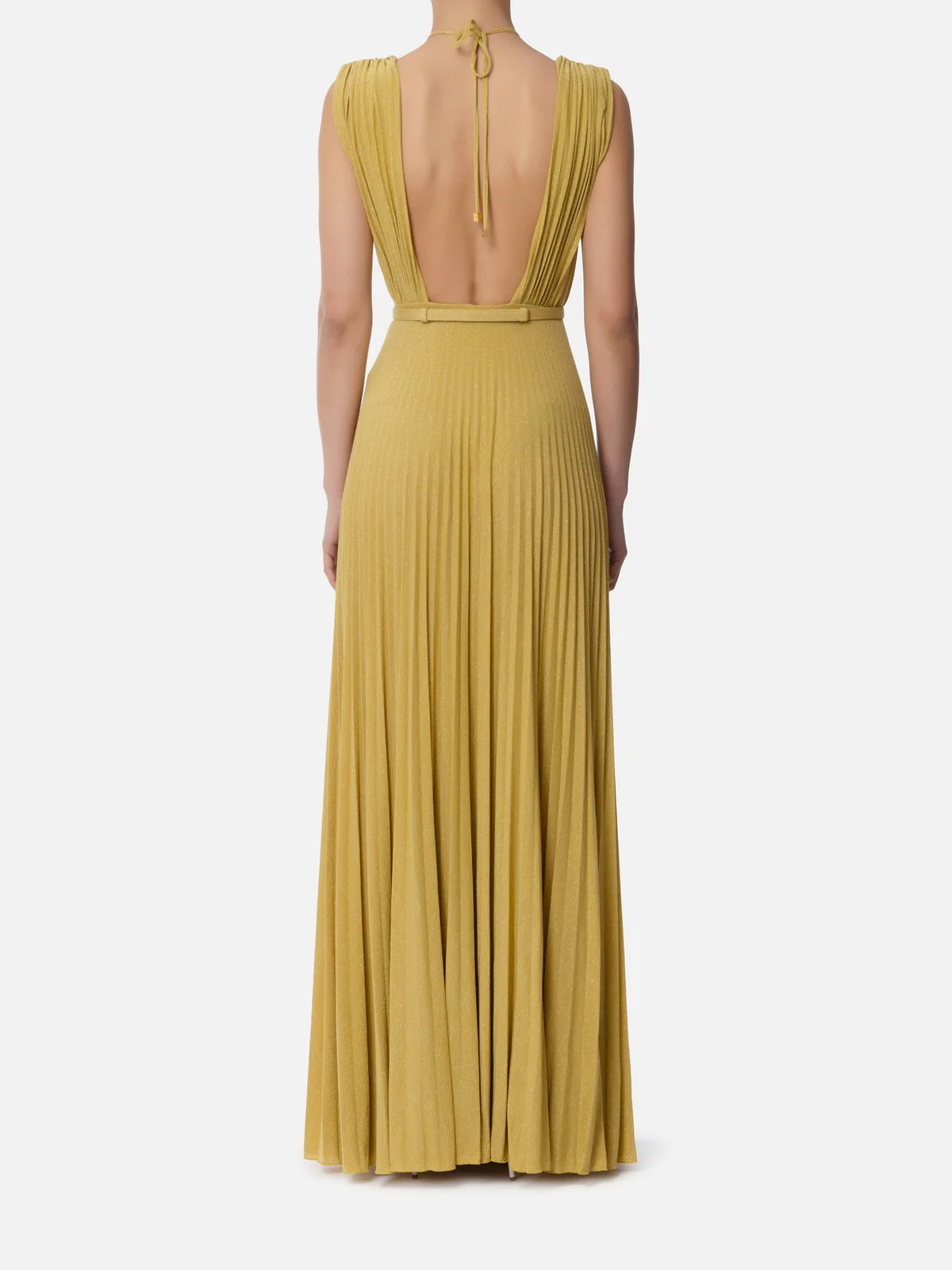 ELISABETTA FRANCHI Abito Donna  ABR2152E2-DC6 Giallo - Image 4