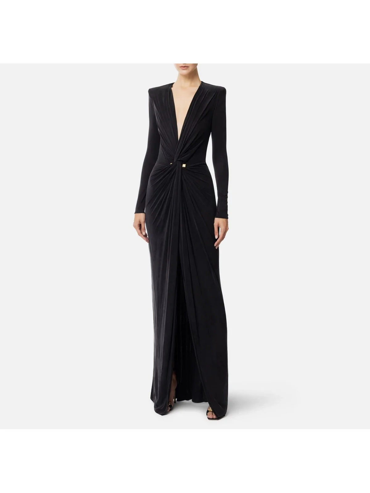 ELISABETTA FRANCHI Abito Donna  ABR2451E2-110 Nero - Image 2