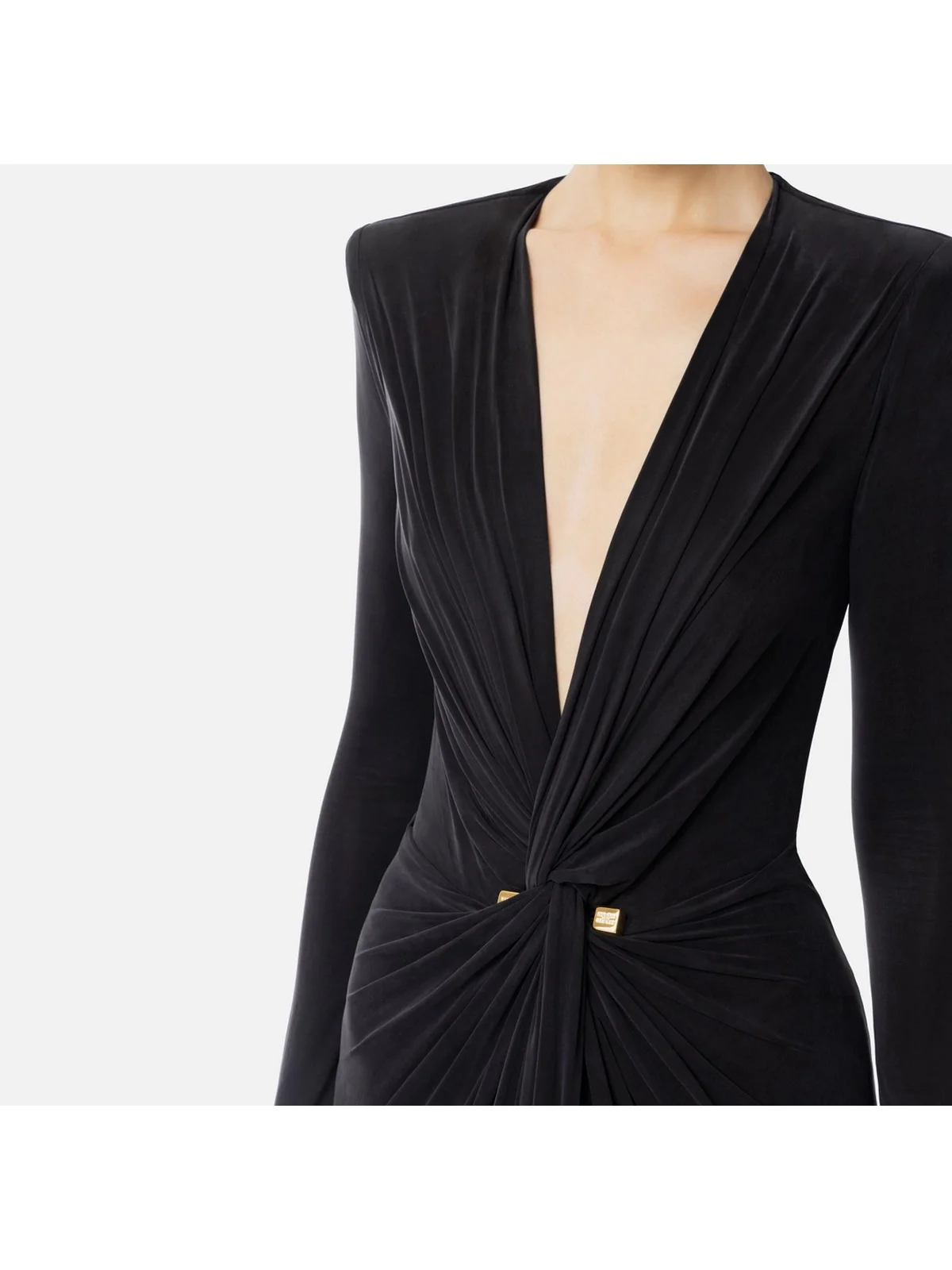 ELISABETTA FRANCHI Abito Donna  ABR2451E2-110 Nero - Image 3