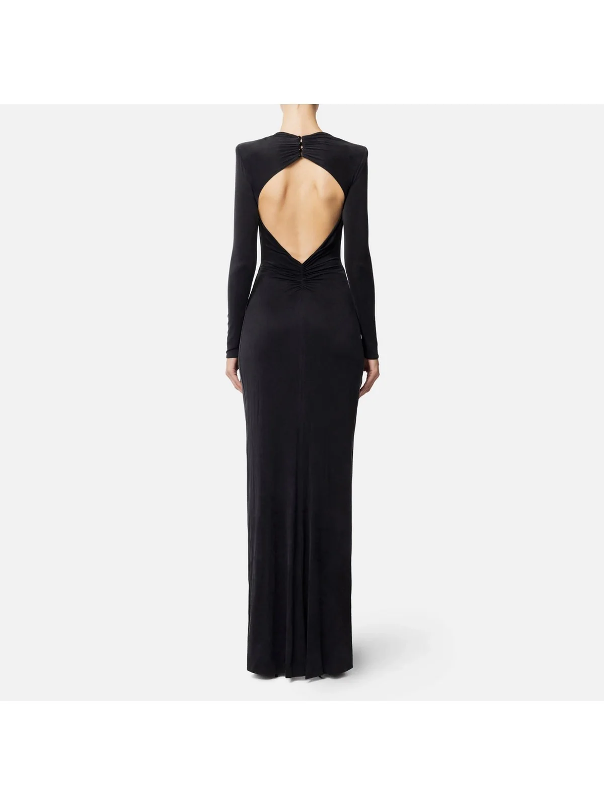 ELISABETTA FRANCHI Abito Donna  ABR2451E2-110 Nero - Image 4