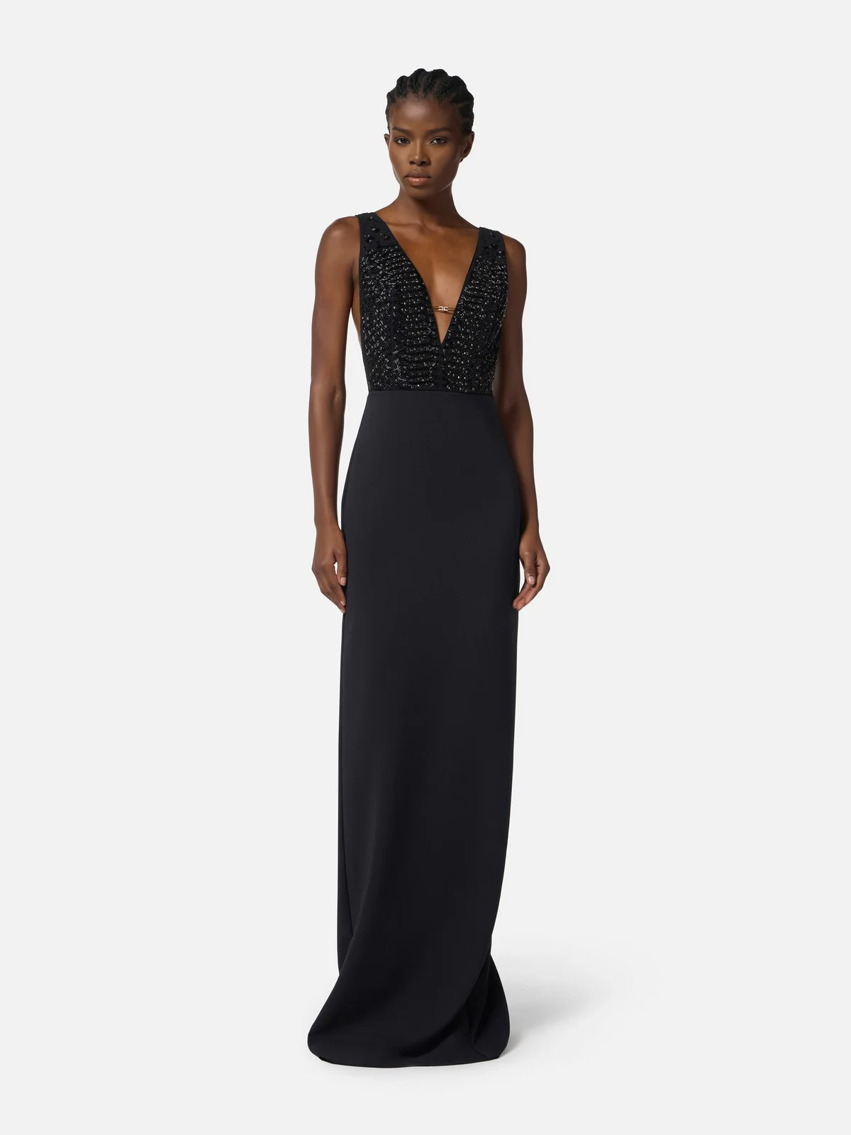 ELISABETTA FRANCHI Abito Donna  ABR2457E2 110 Nero - Image 2