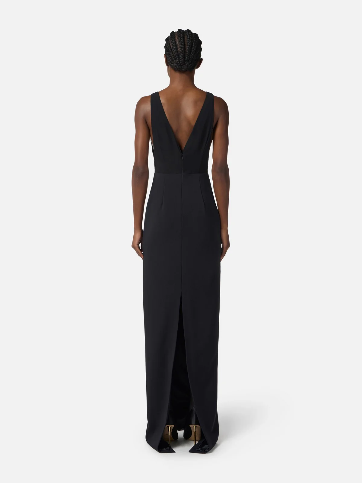 ELISABETTA FRANCHI Abito Donna  ABR2457E2 110 Nero - Image 5