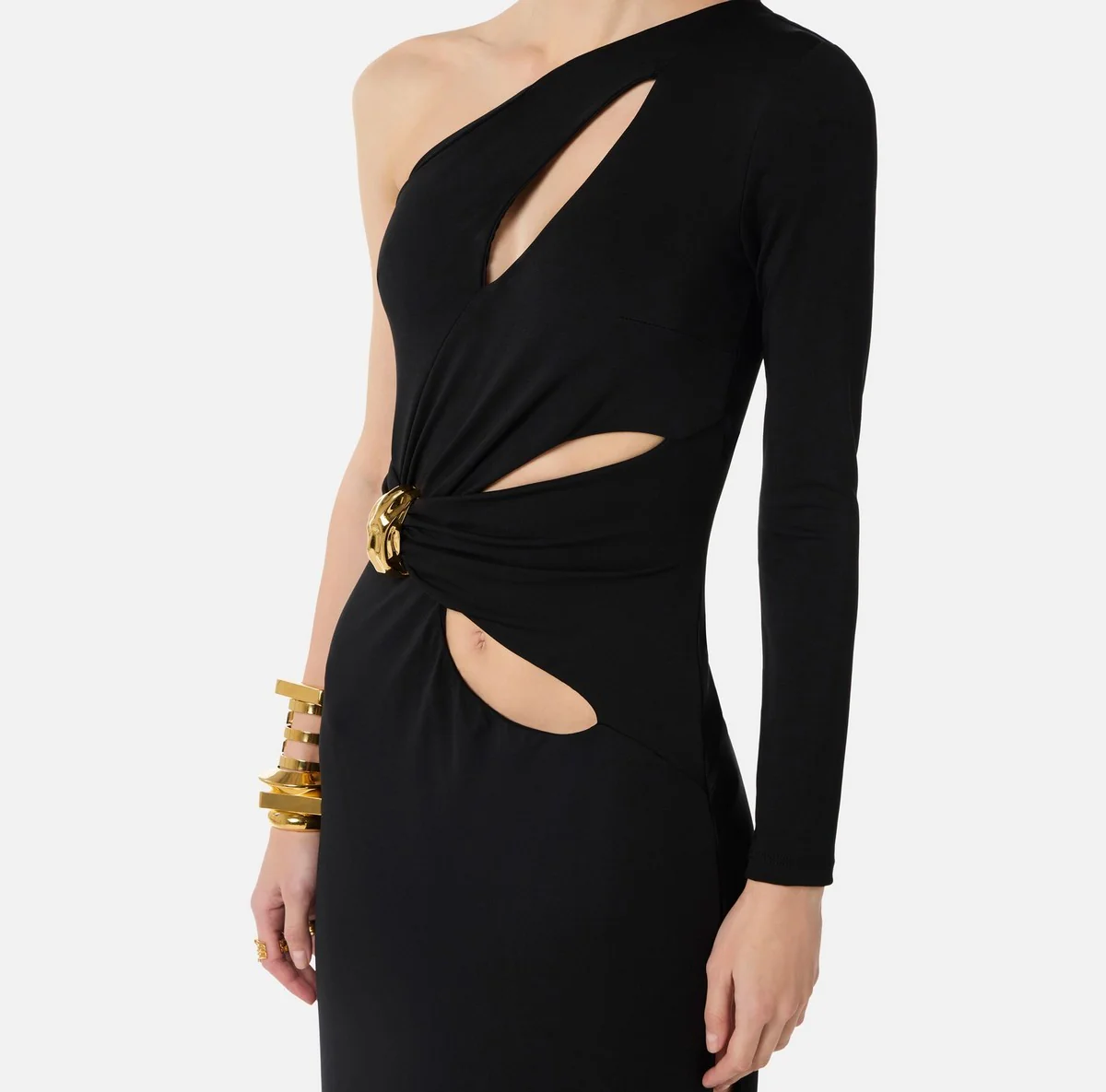 ELISABETTA FRANCHI Abito Donna  ABR2561E2 110 Nero - Image 2