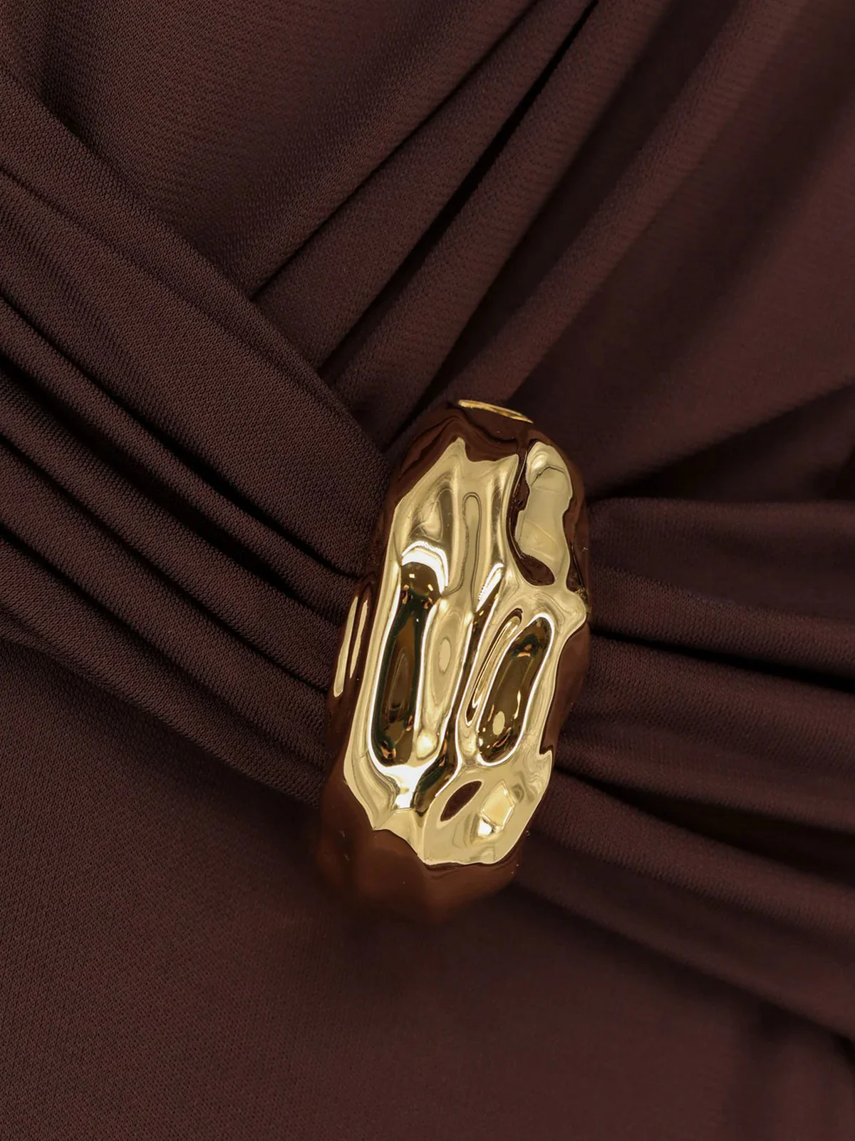 ELISABETTA FRANCHI Abito Donna  ABR2561E2 644 CACAO - Image 2