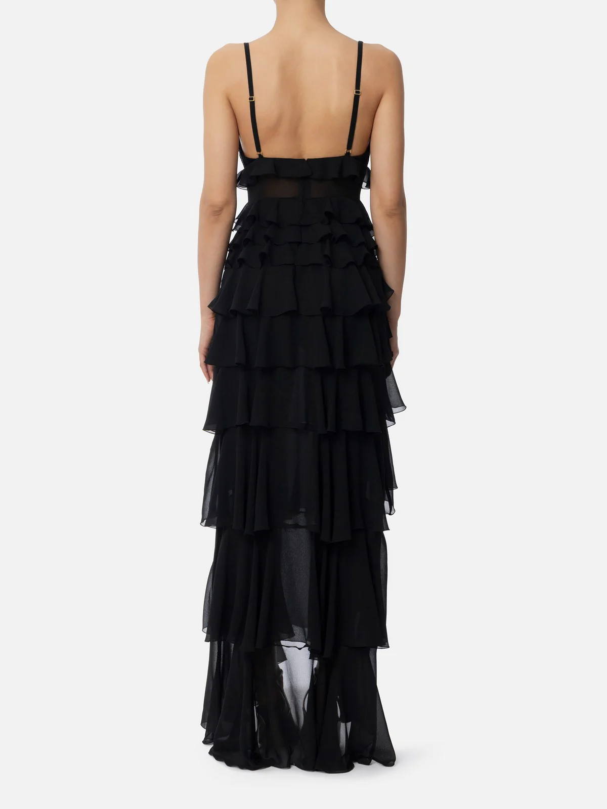 ELISABETTA FRANCHI Abito Donna  ABR4252E2-110 Nero - Image 4