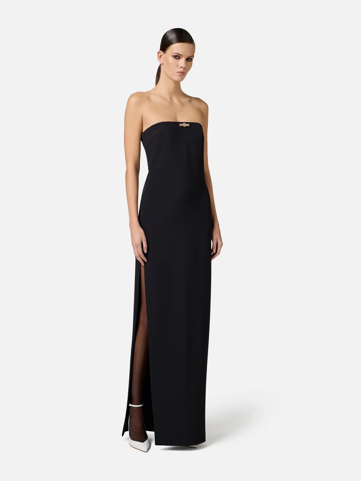 ELISABETTA FRANCHI Abito Donna  ABR4652E2-110 Nero - Image 2