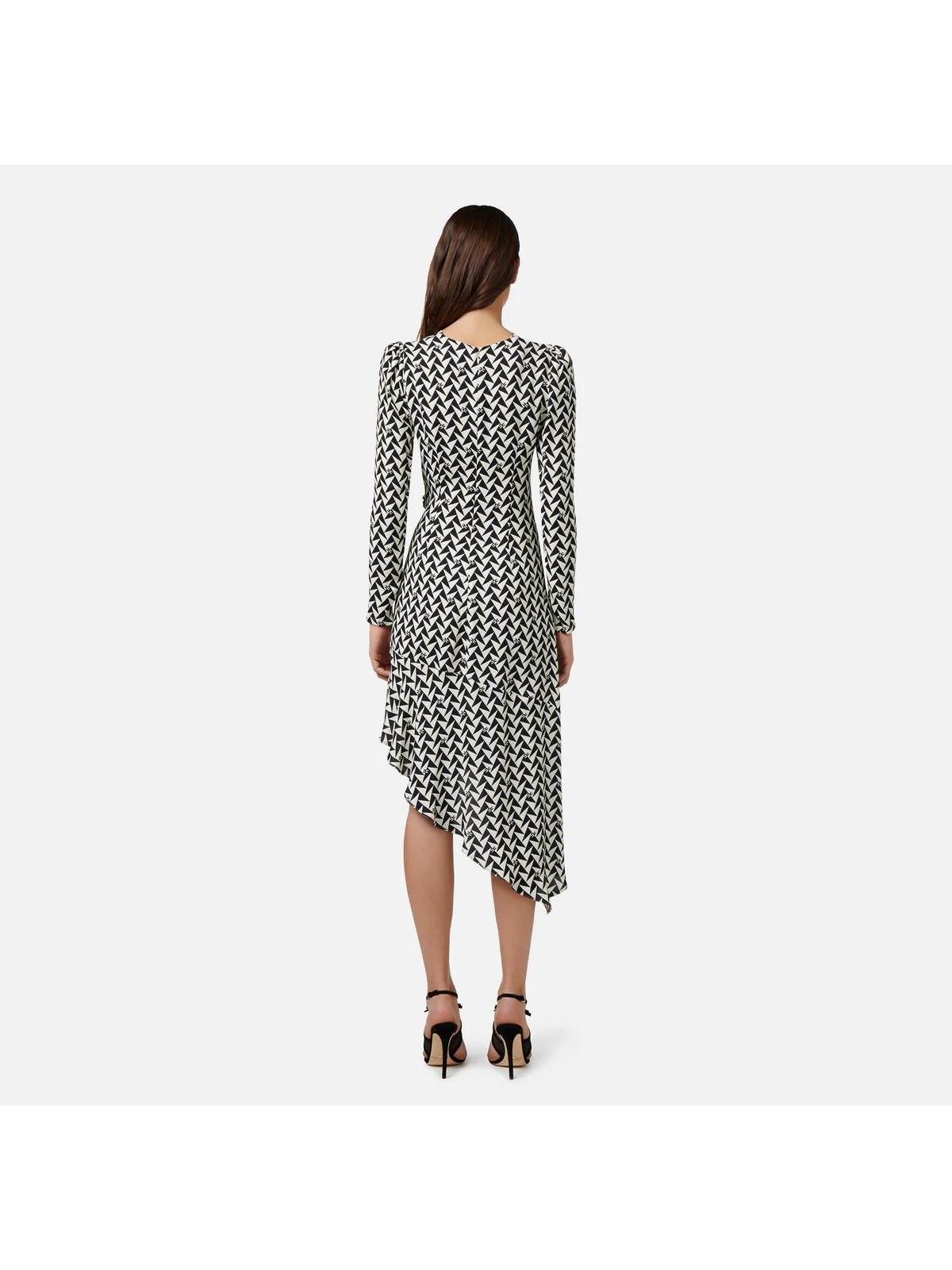ELISABETTA FRANCHI Abito Donna ABS4442E2 685 Nero - Image 3