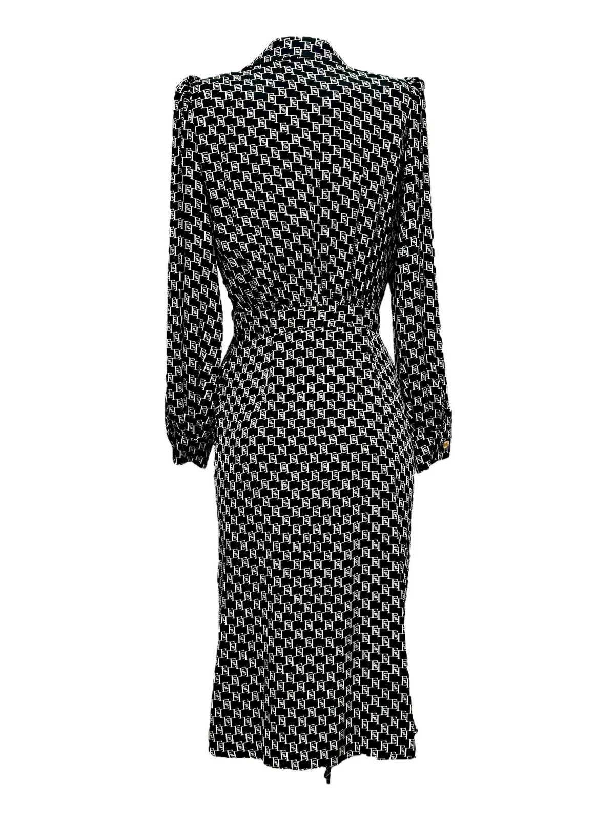 ELISABETTA FRANCHI Abito Donna  ABS5341E2 685 Nero - Image 2