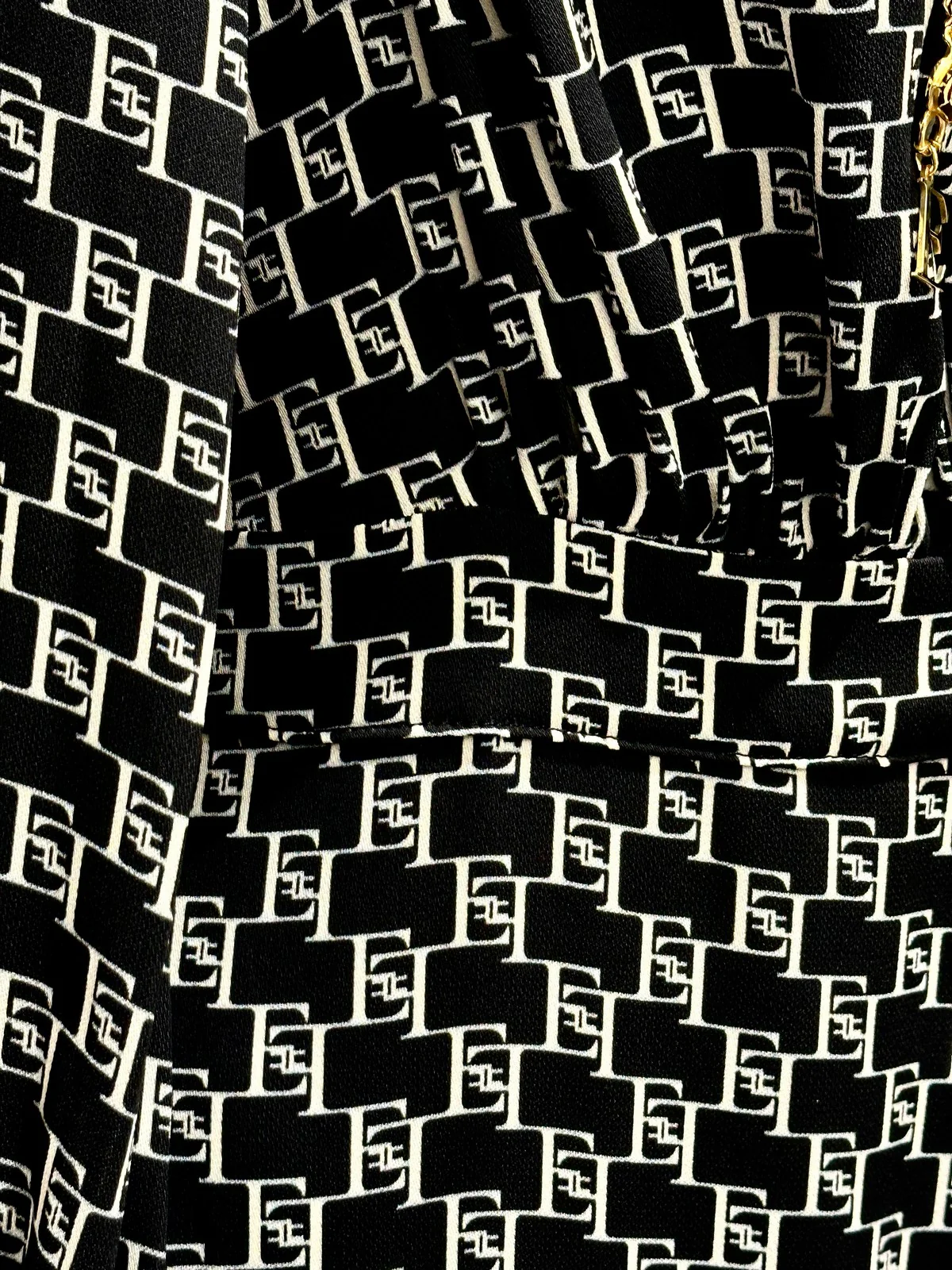 ELISABETTA FRANCHI Abito Donna  ABS5341E2 685 Nero - Image 4