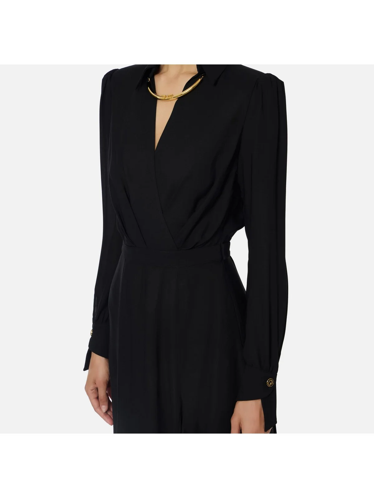 ELISABETTA FRANCHI Abito Donna  ABT0356E2 110 Nero - Image 3
