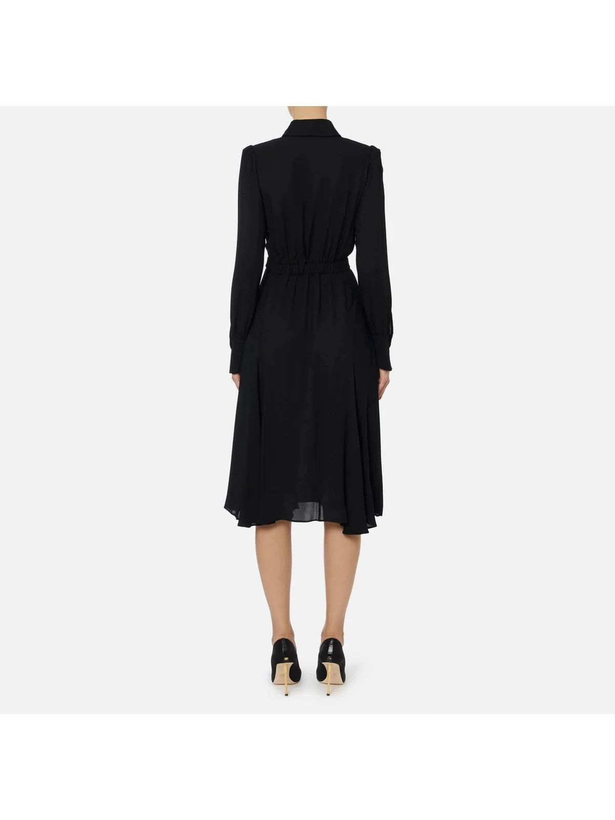 ELISABETTA FRANCHI Abito Donna  ABT0356E2 110 Nero - Image 4