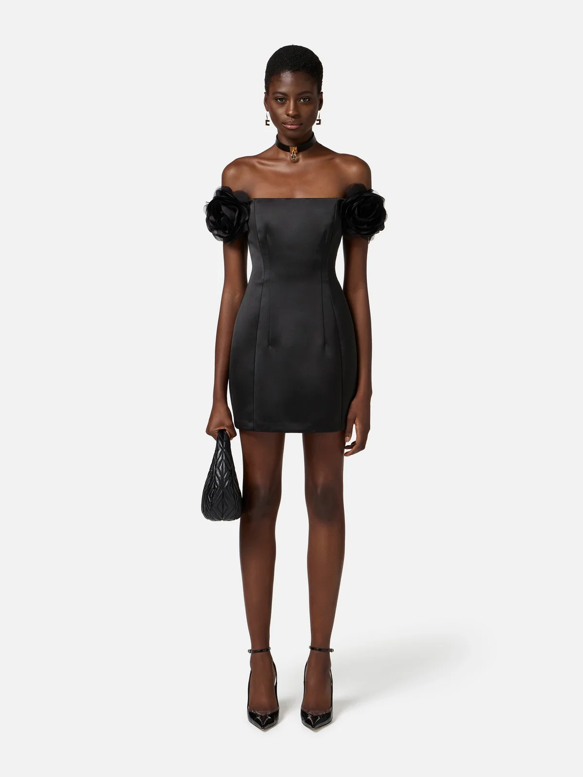 ELISABETTA FRANCHI Abito Donna  ABT5152E2-110 Nero - Image 2