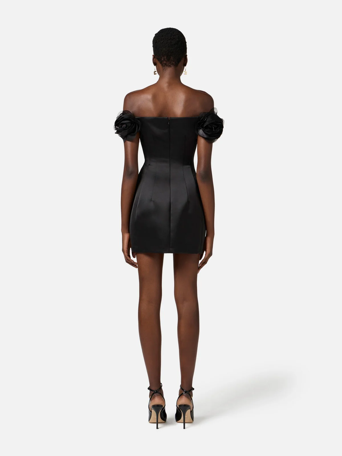 ELISABETTA FRANCHI Abito Donna  ABT5152E2-110 Nero - Image 5