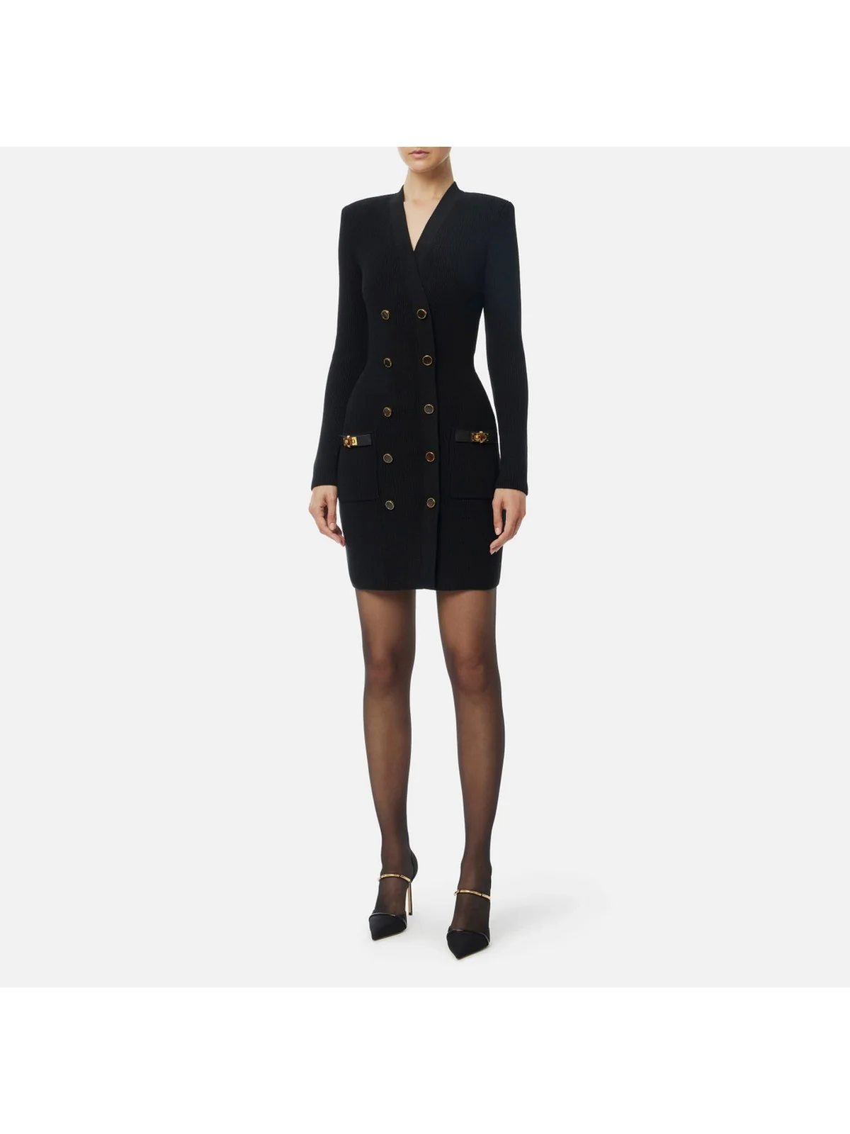 ELISABETTA FRANCHI Abito Donna  AM04S56E2 110 Nero - Image 2