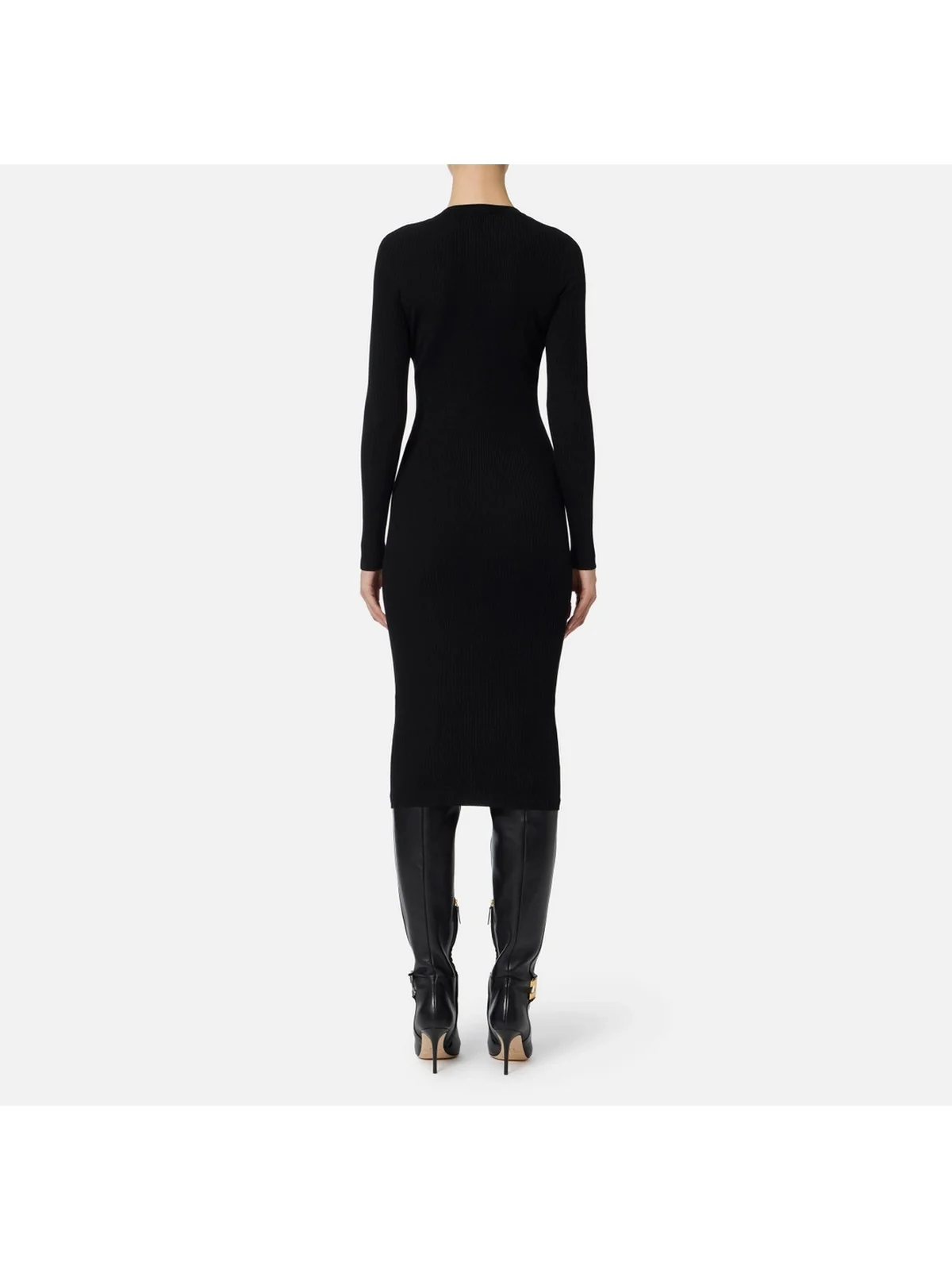ELISABETTA FRANCHI Abito Donna  AM10B56E2 110 Nero - Image 3
