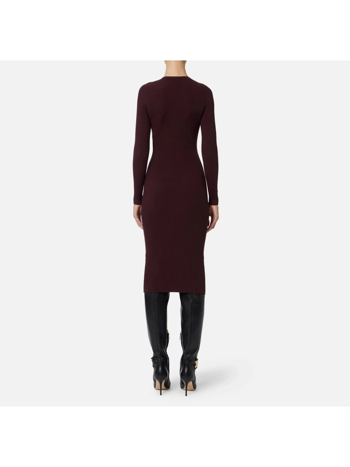 ELISABETTA FRANCHI Abito Donna  AM10B56E2 EA4 MERLOT - Image 4