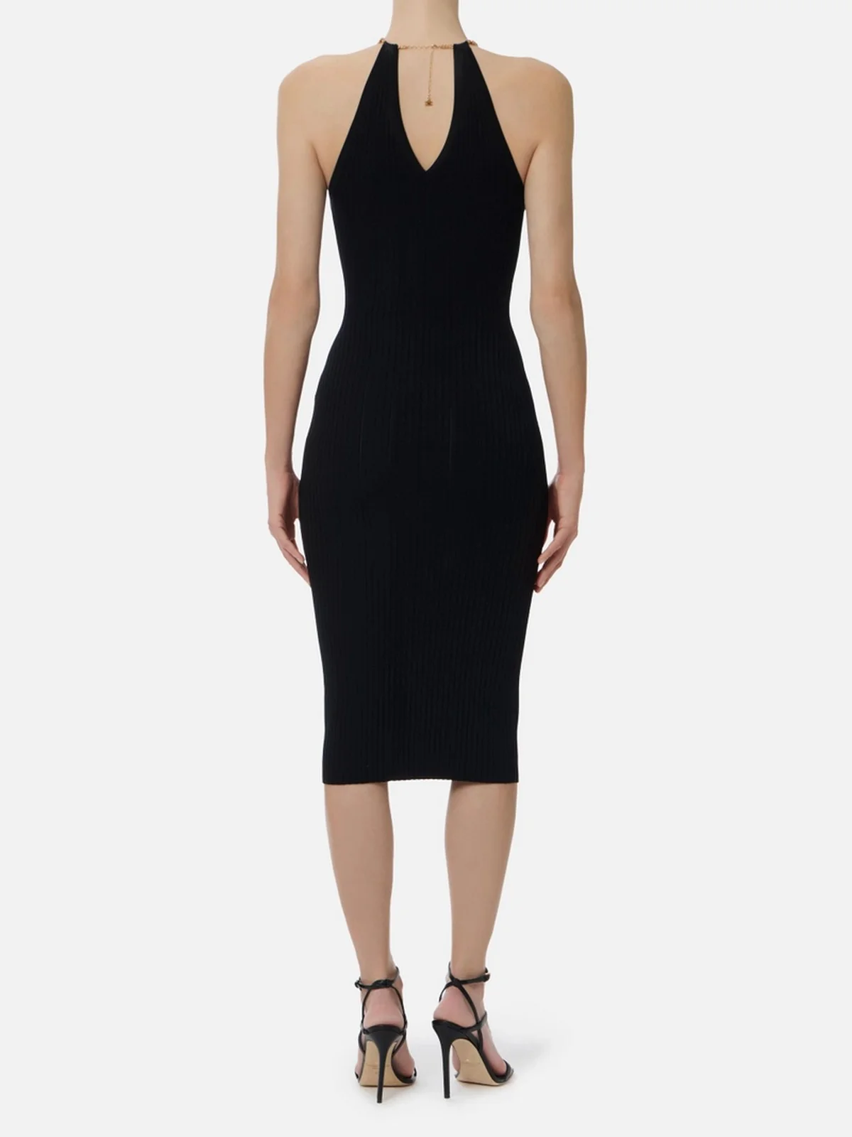 ELISABETTA FRANCHI Abito Donna  AM16S61E2 110 Nero - Image 2