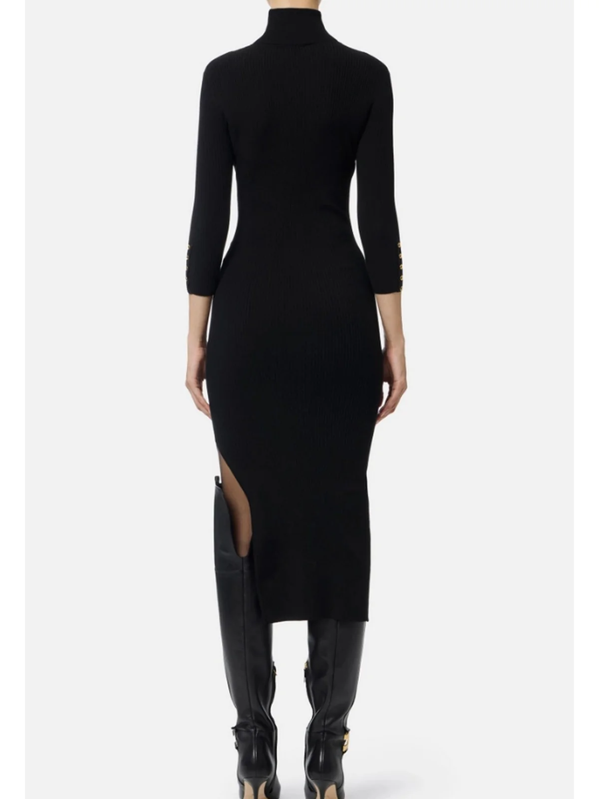 ELISABETTA FRANCHI Abito Donna  AM23B56E2 110 Nero - Image 3