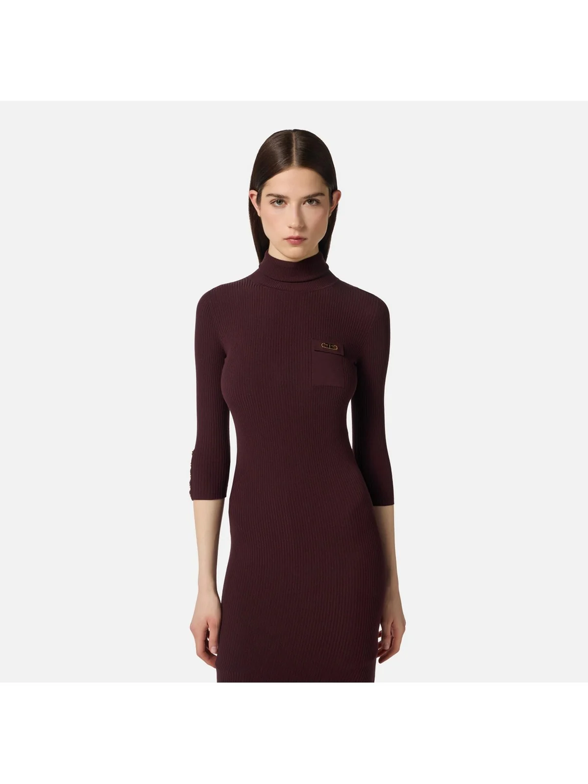 ELISABETTA FRANCHI Abito Donna  AM23B56E2 EA4 MERLOT - Image 3