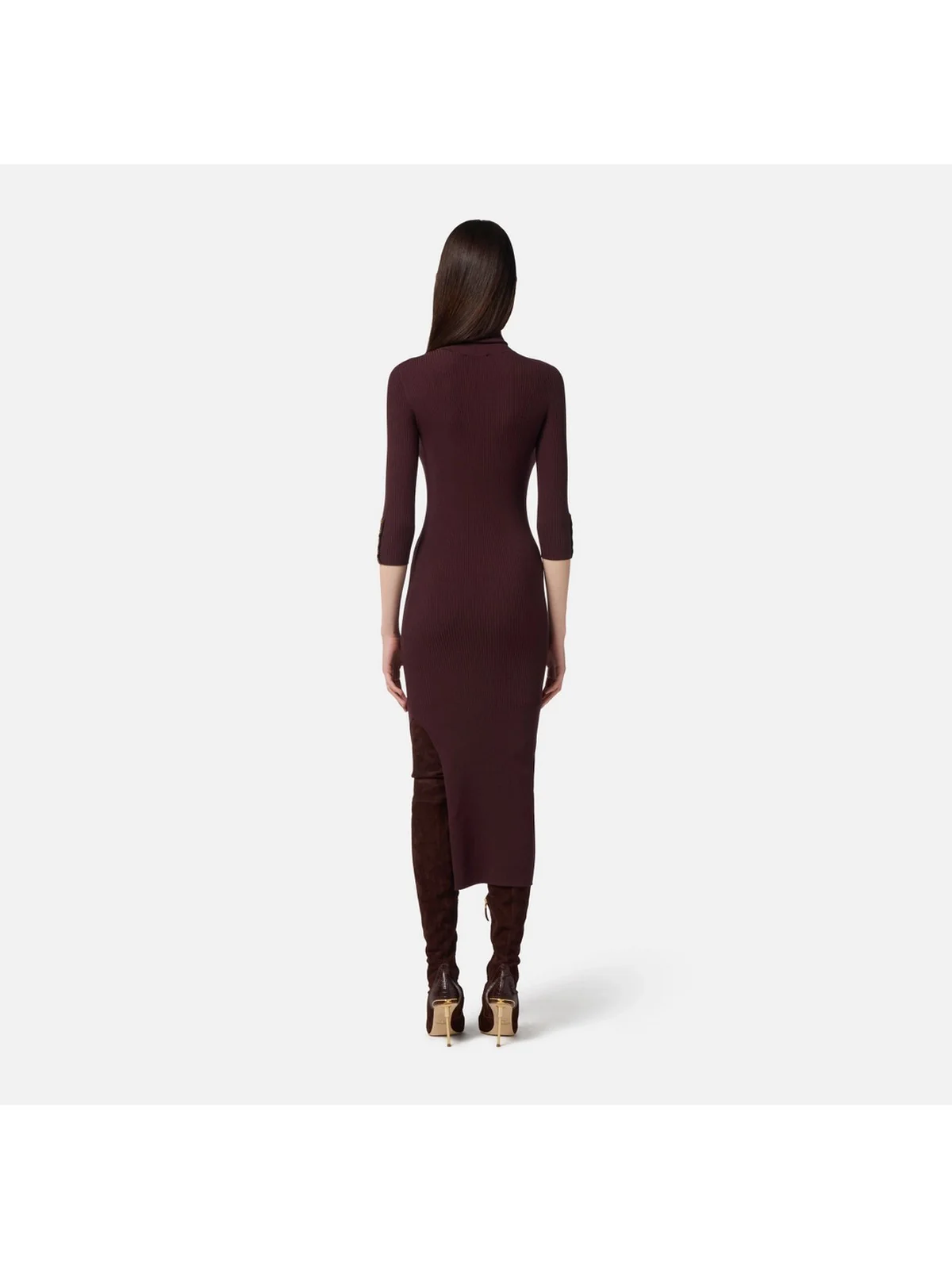 ELISABETTA FRANCHI Abito Donna  AM23B56E2 EA4 MERLOT - Image 5