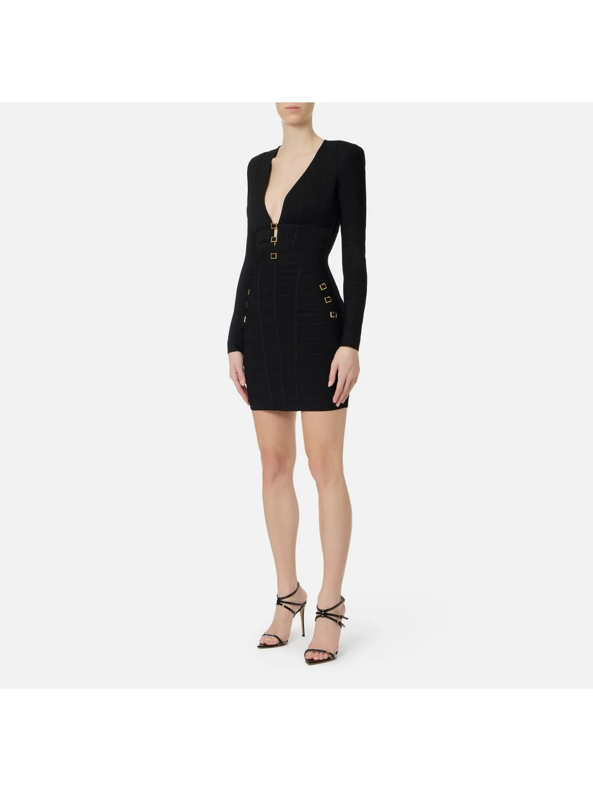 ELISABETTA FRANCHI Abito Donna  AM23D62E2 110 Nero - Image 4
