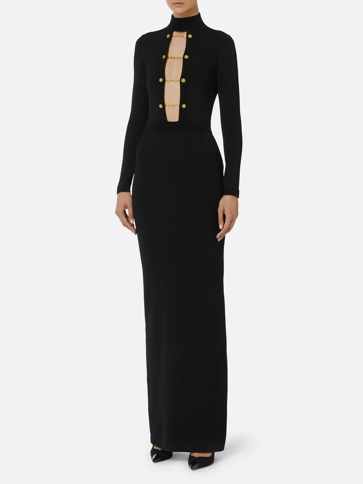 ELISABETTA FRANCHI Abito Donna  AM29S57E2 110 Nero - Image 2