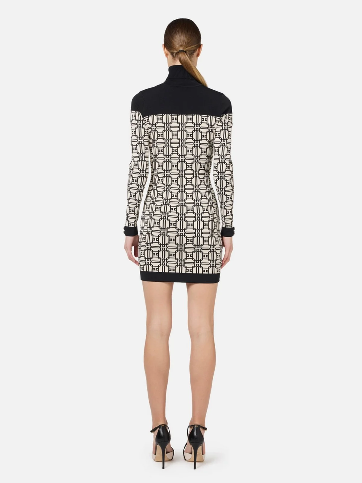 ELISABETTA FRANCHI Abito Donna AM30B47E2 E84 Bianco - Image 5