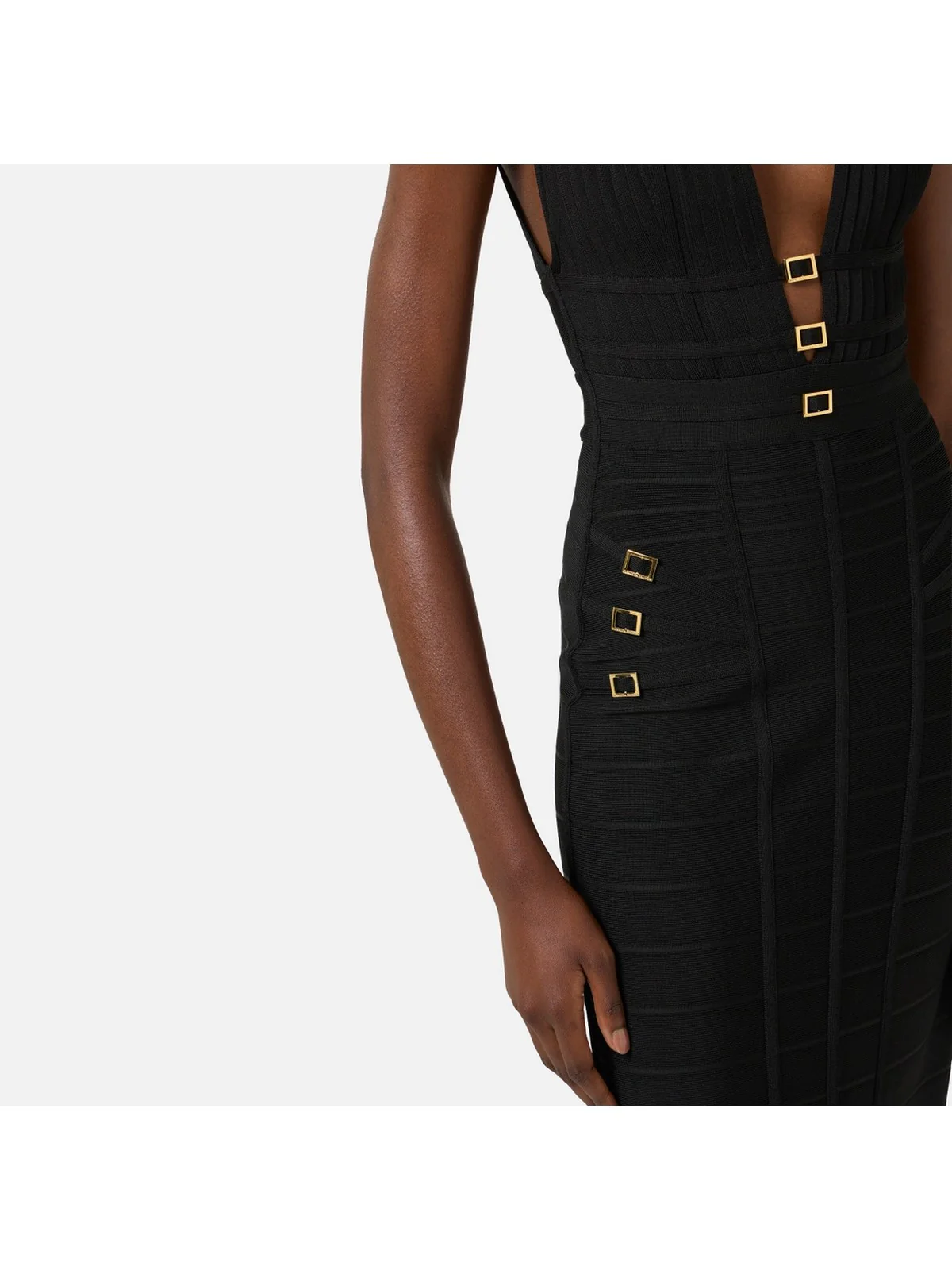ELISABETTA FRANCHI Abito Donna  AM32D62E2 110 Nero - Image 3