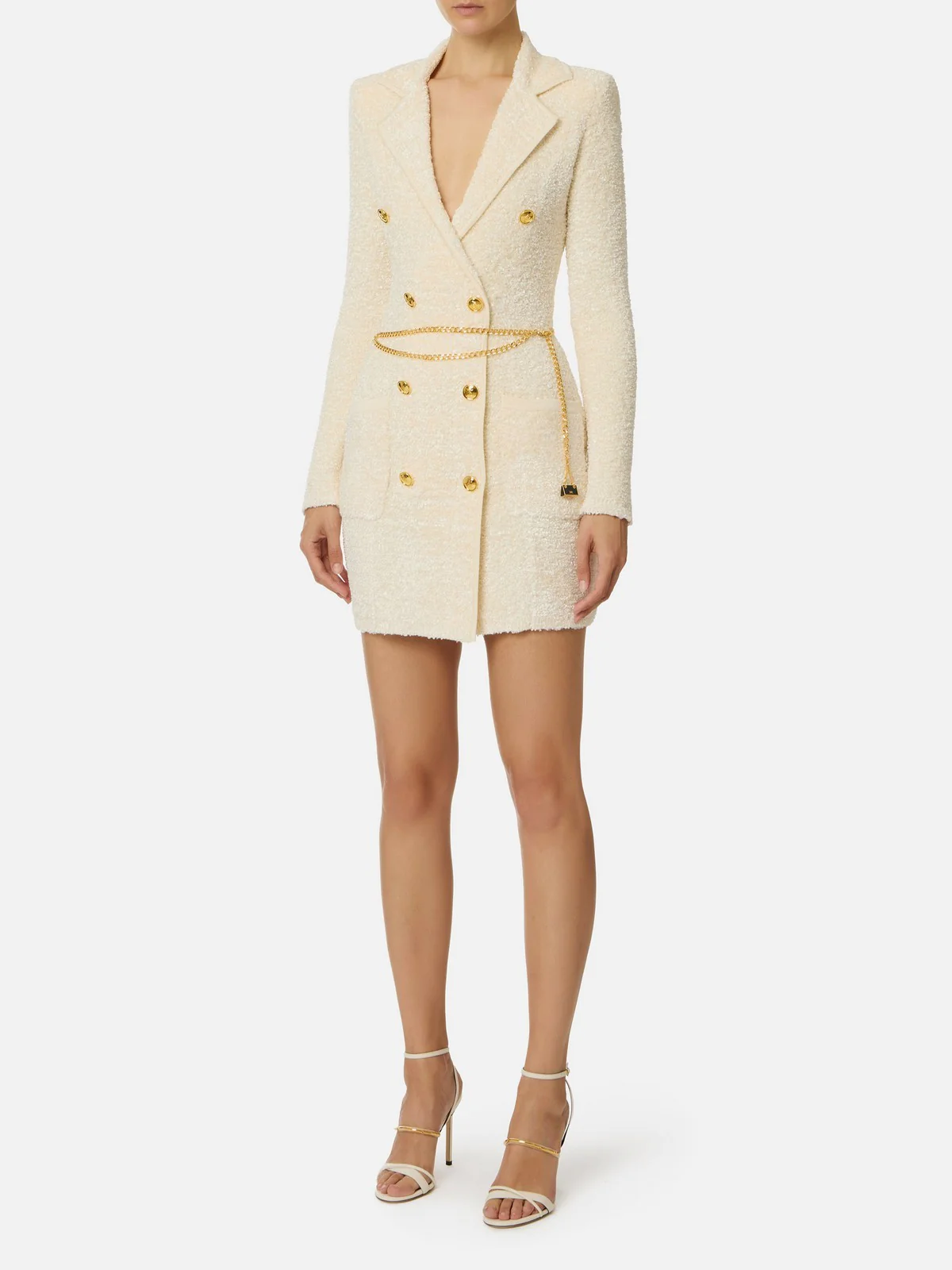 ELISABETTA FRANCHI Abito Donna AM32S57E2 DZ9 MILK - Image 2