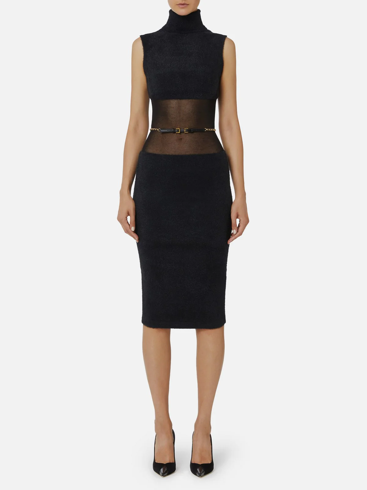ELISABETTA FRANCHI Abito Donna  AM37T57E2 110 Nero - Image 2