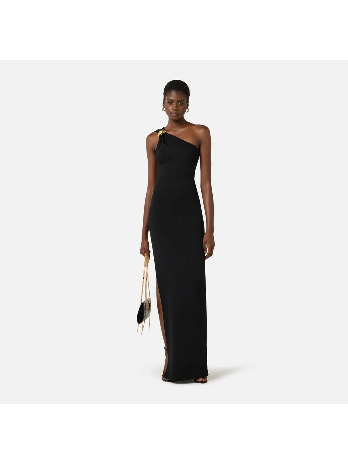 ELISABETTA FRANCHI Abito Donna  AM43B62E2 110 Nero - Image 3