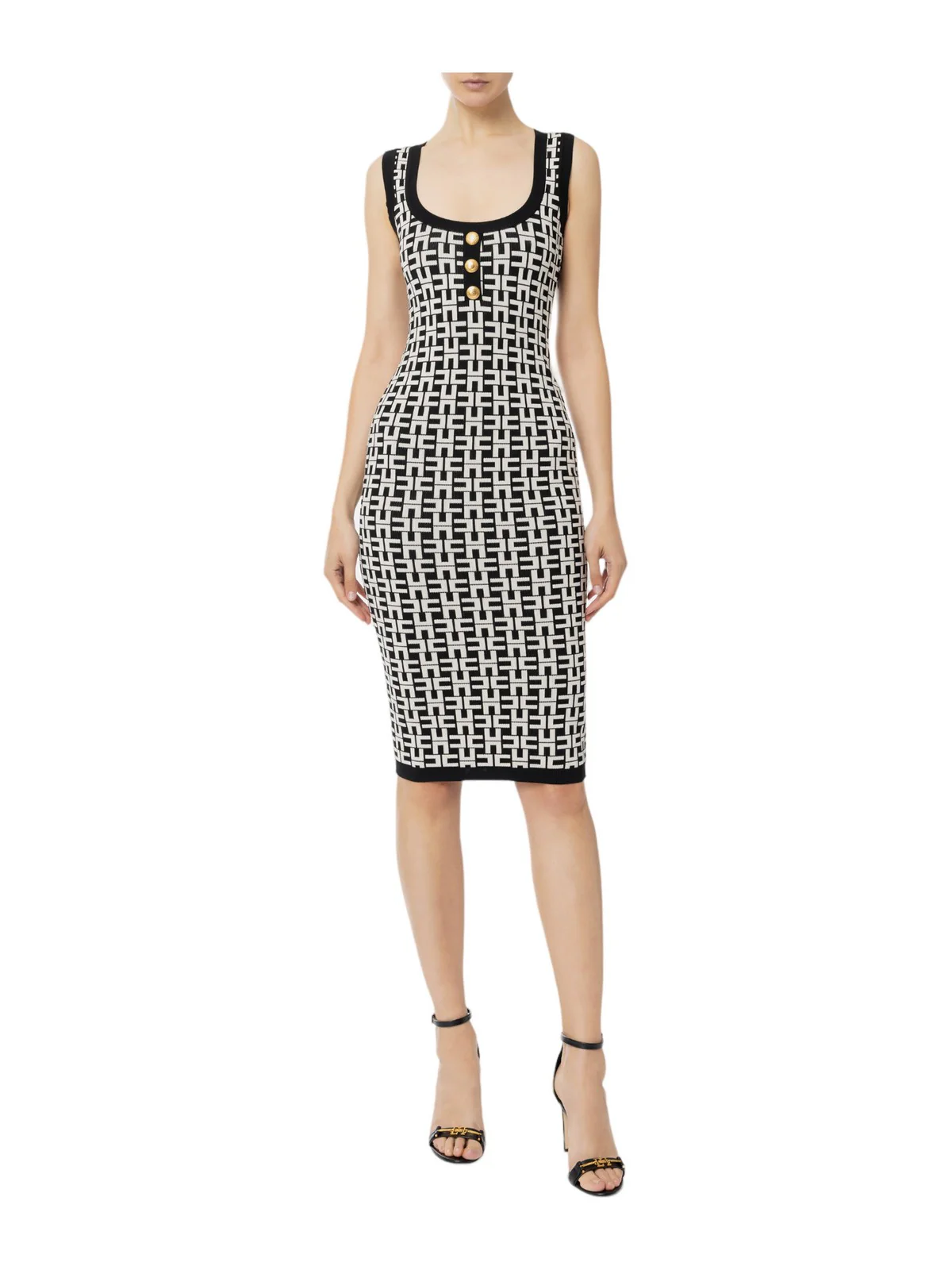 ELISABETTA FRANCHI Abito Donna  AM55Z41E2 685 Nero - Image 2