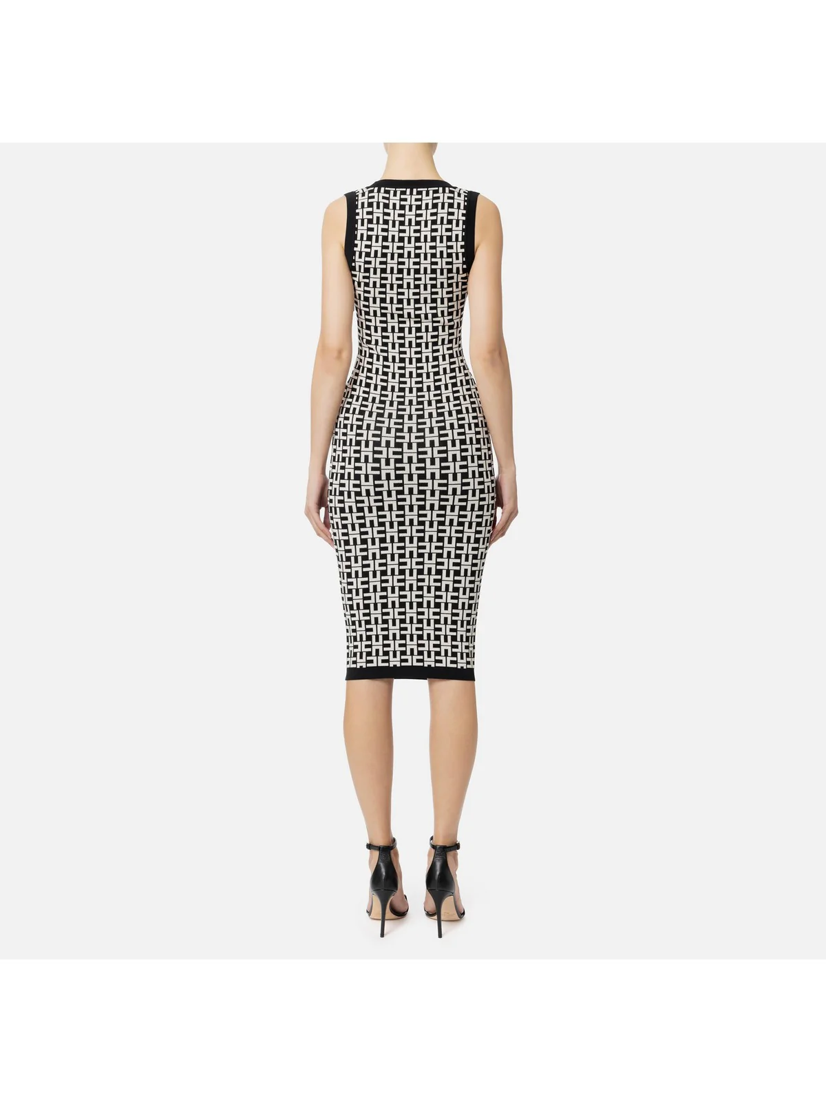 ELISABETTA FRANCHI Abito Donna  AM55Z41E2 685 Nero - Image 4