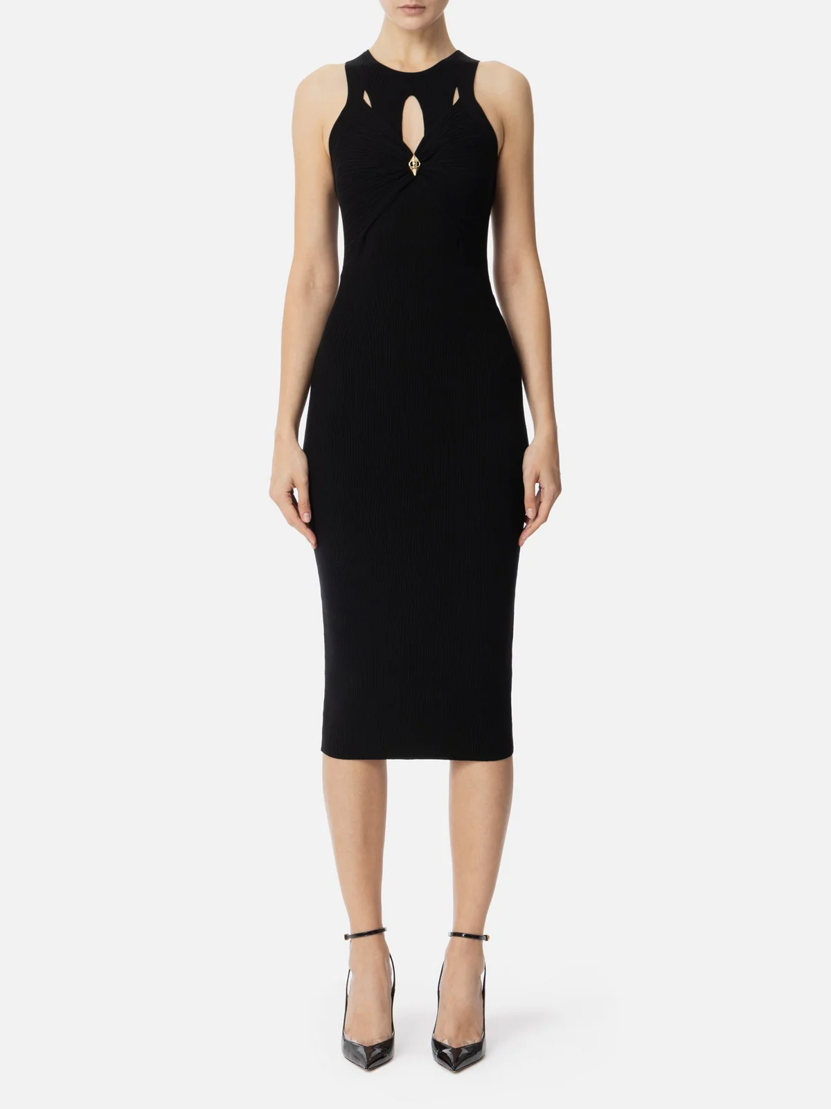 ELISABETTA FRANCHI Abito Donna  AM63B51E2-110 Nero - Image 2