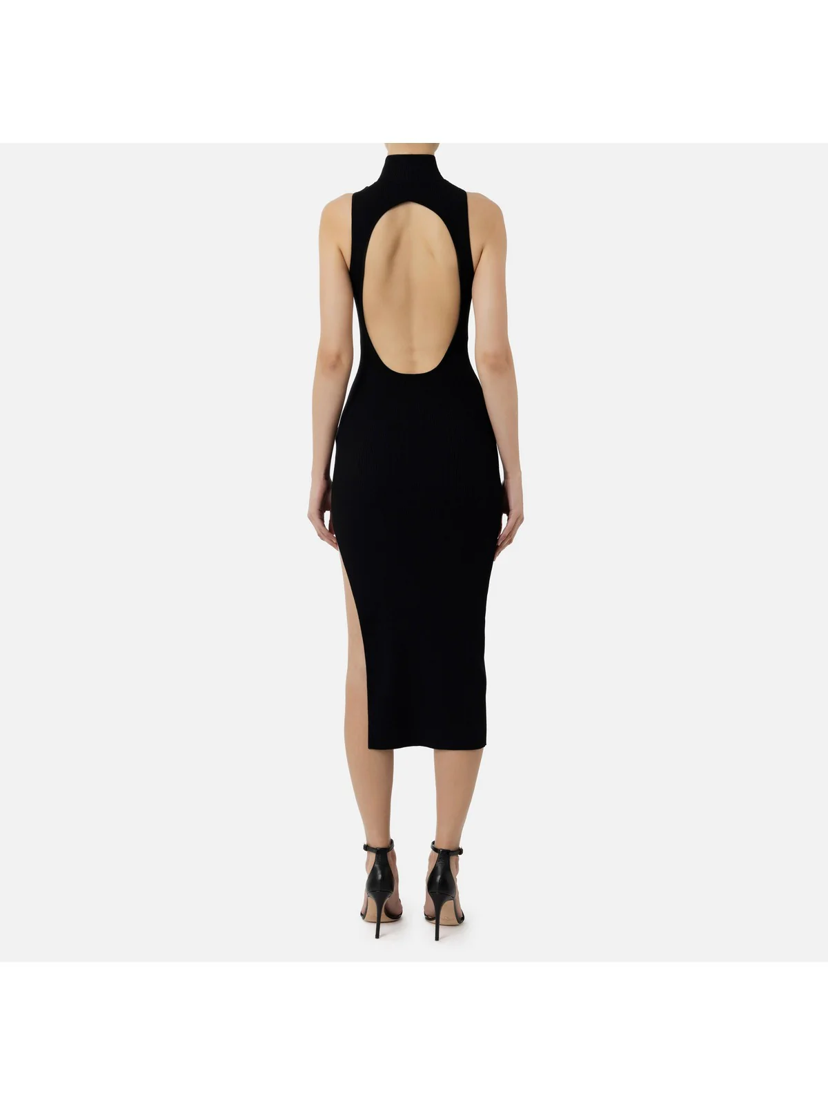 ELISABETTA FRANCHI Abito Donna  AM69S41E2 110 Nero - Image 4